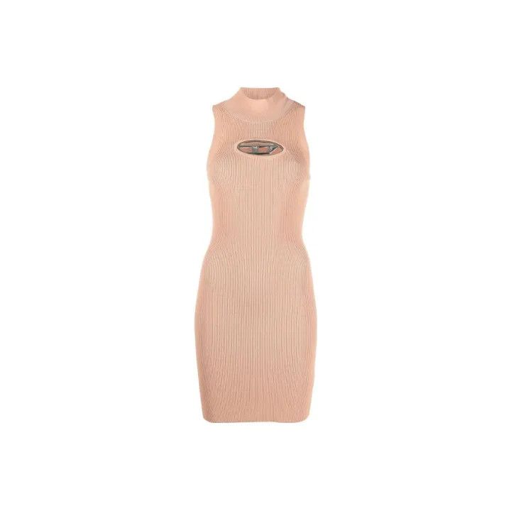 Diesel Diesel Women's Sleeveless Dress with Logo Detail 0079 Size 26" / US 2 / IT 38 - 1 Thumbnail