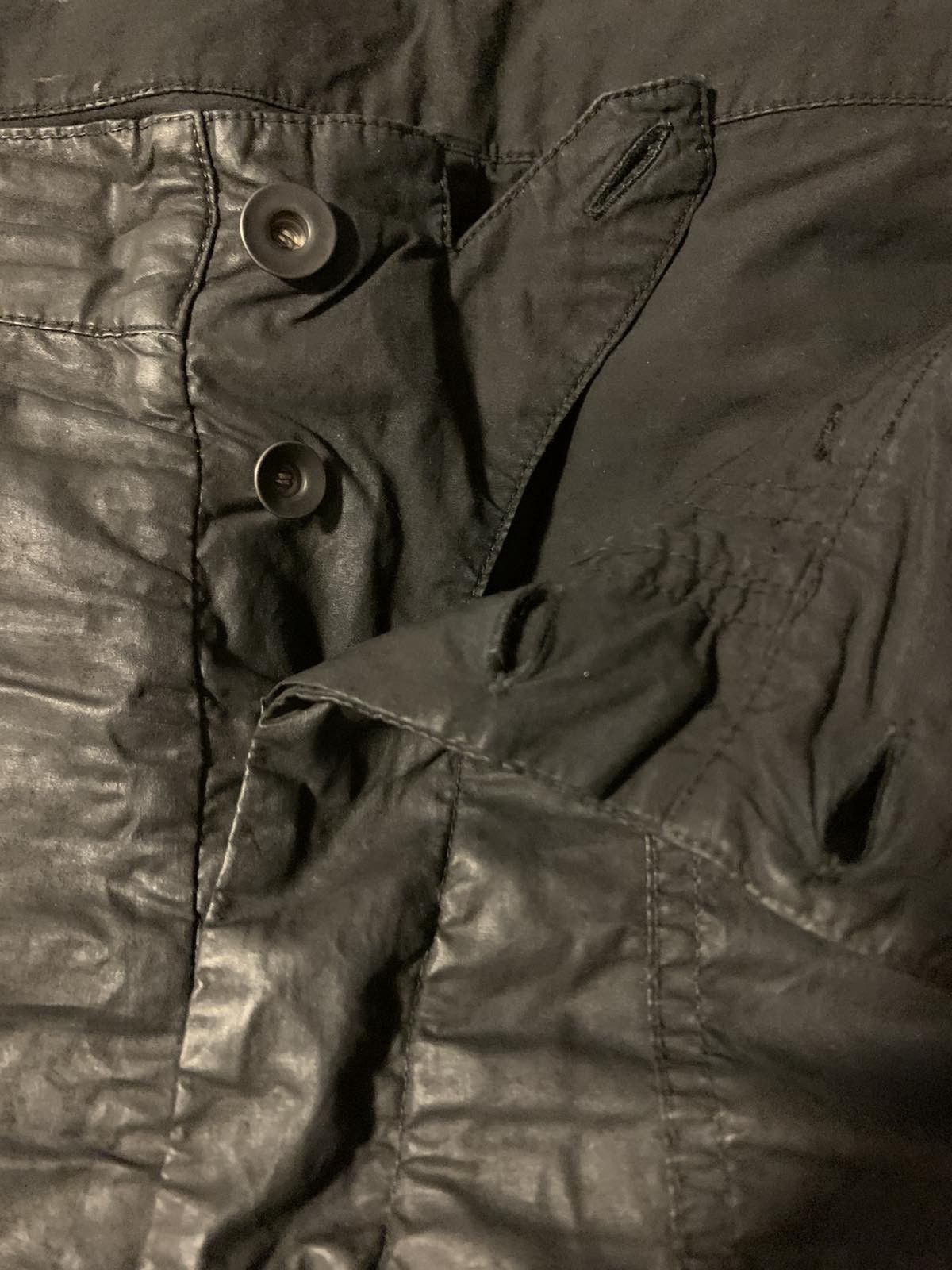 Rick Owens 🔥🔥 Rick Owens Black Wax Cargo Pants Size US 32 / EU 48 - 6 Thumbnail