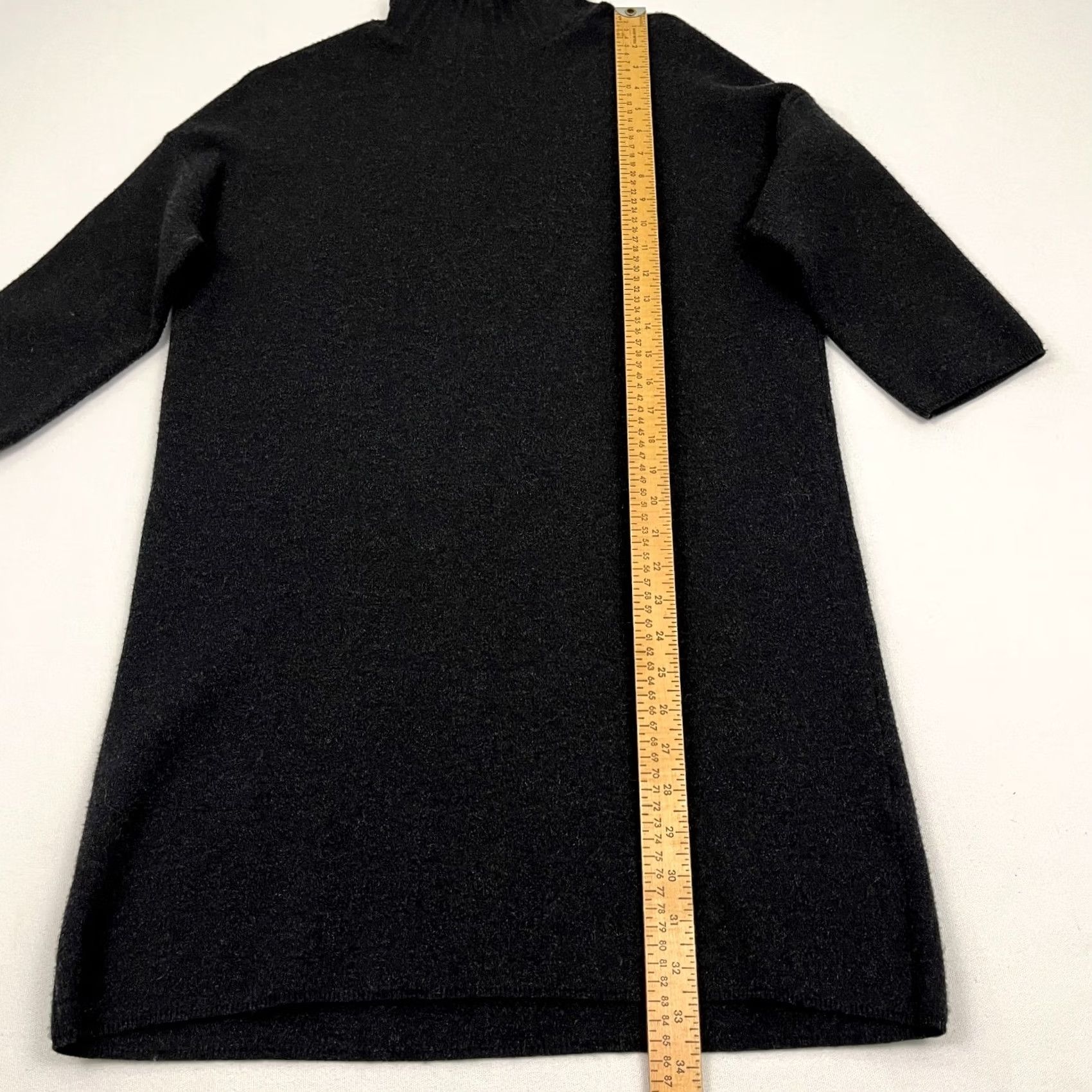 Vintage Tuckernuck Pomander Place Vivienne Sweater Dress Womens XS Black Shimmer Turtleneck Cozy Knit A-Line Holiday Mens Womens Size XS / US 0-2 / IT 36-38 - 5 Thumbnail