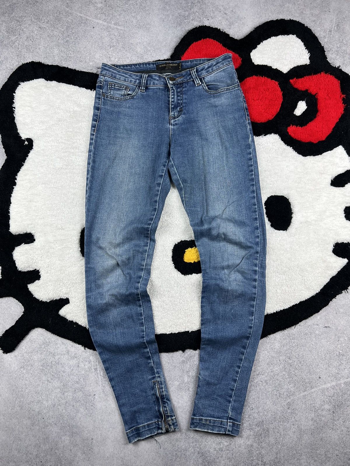 Dolce & Gabbana Vintage D&G Italy Dolce&Gabbana Luxury Denim Jeans Size 25" / US 0 / IT 36 - 3 Thumbnail