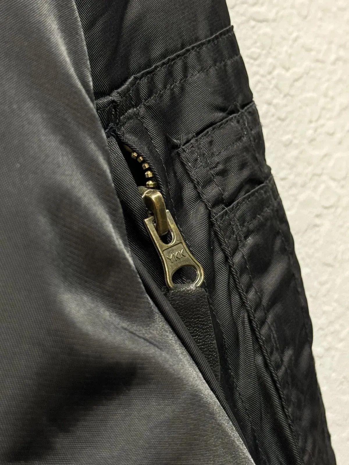 Schott Japanese Avant-Garde Black Bomber Jacket Size US XL / EU 56 / 4 - 10 Thumbnail