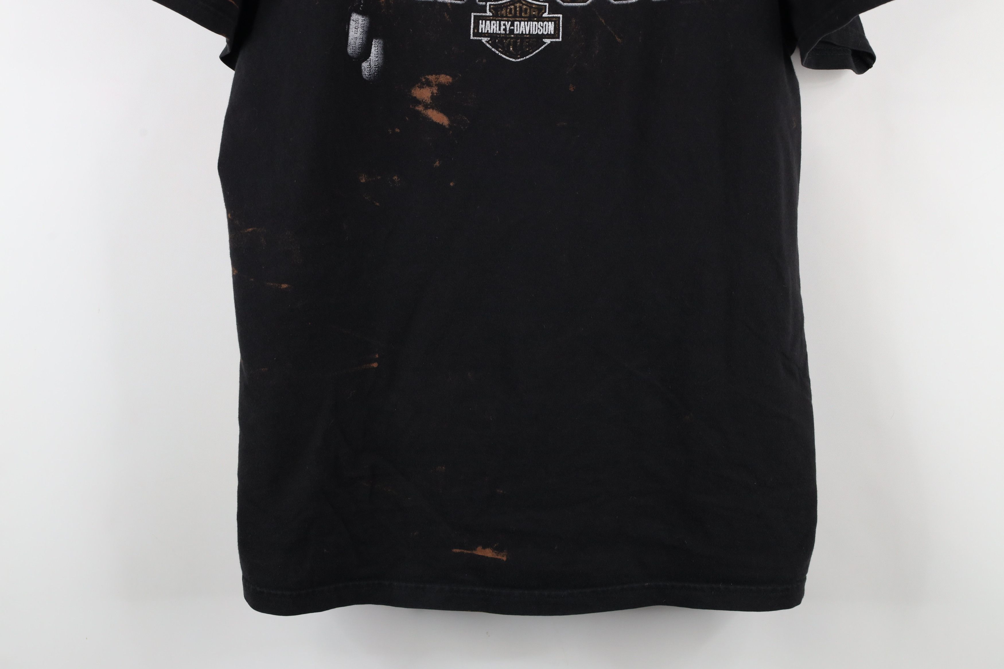 Harley Davidson × Vintage Vintage Y2K Harley Davidson Army Dog Tags Bleached T-Shirt Size US L / EU 52-54 / 3 - 3 Thumbnail