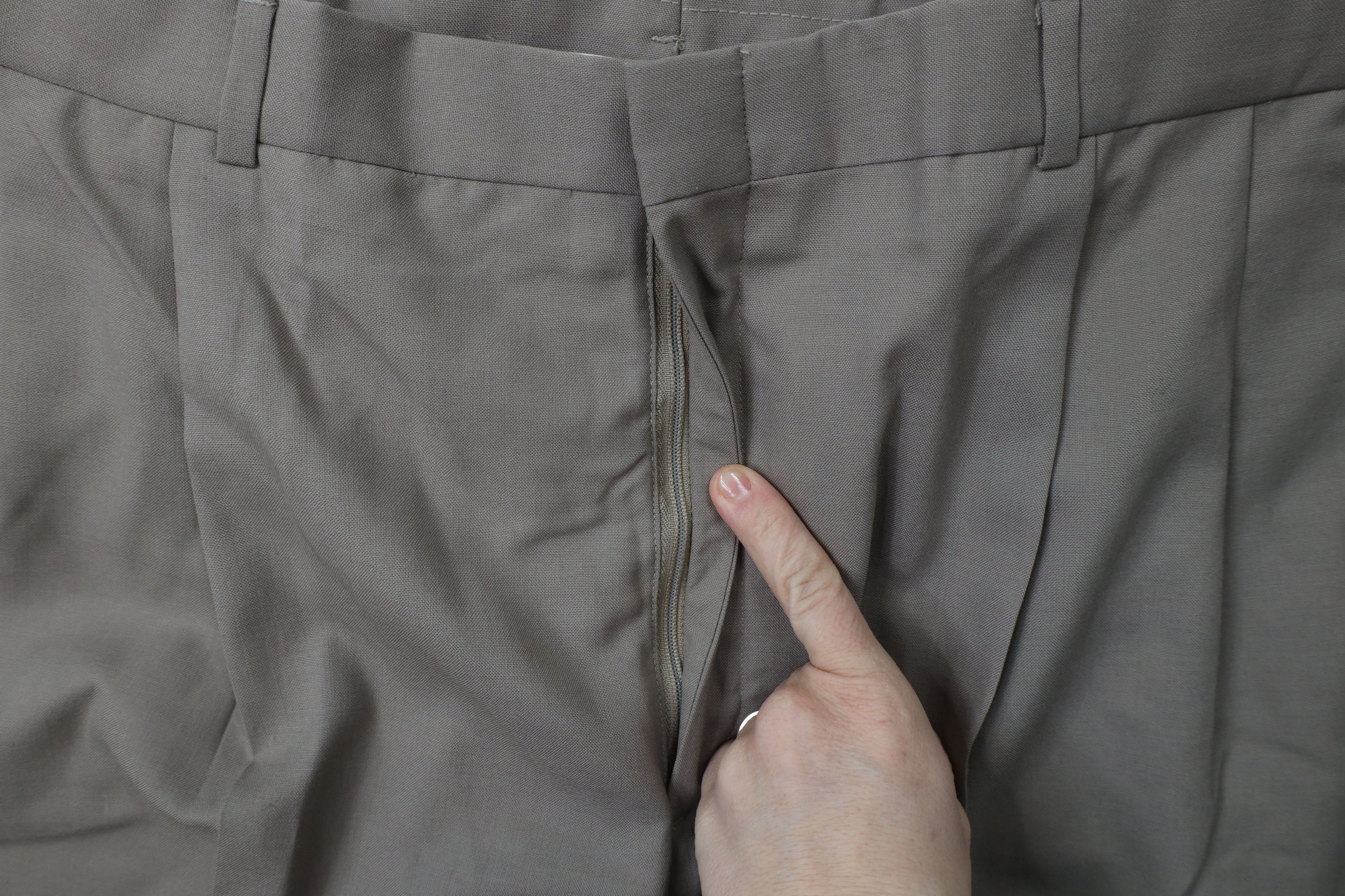 Lands' End × Vintage Vintage 90s Lands End Cuffed Wide Leg Chino Pants USA Size US 42 / EU 58 - 5 Thumbnail
