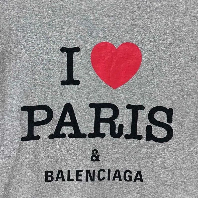 Balenciaga Balenciaga Gray I Love Paris T. Size US M / EU 48-50 / 2 - 3 Thumbnail