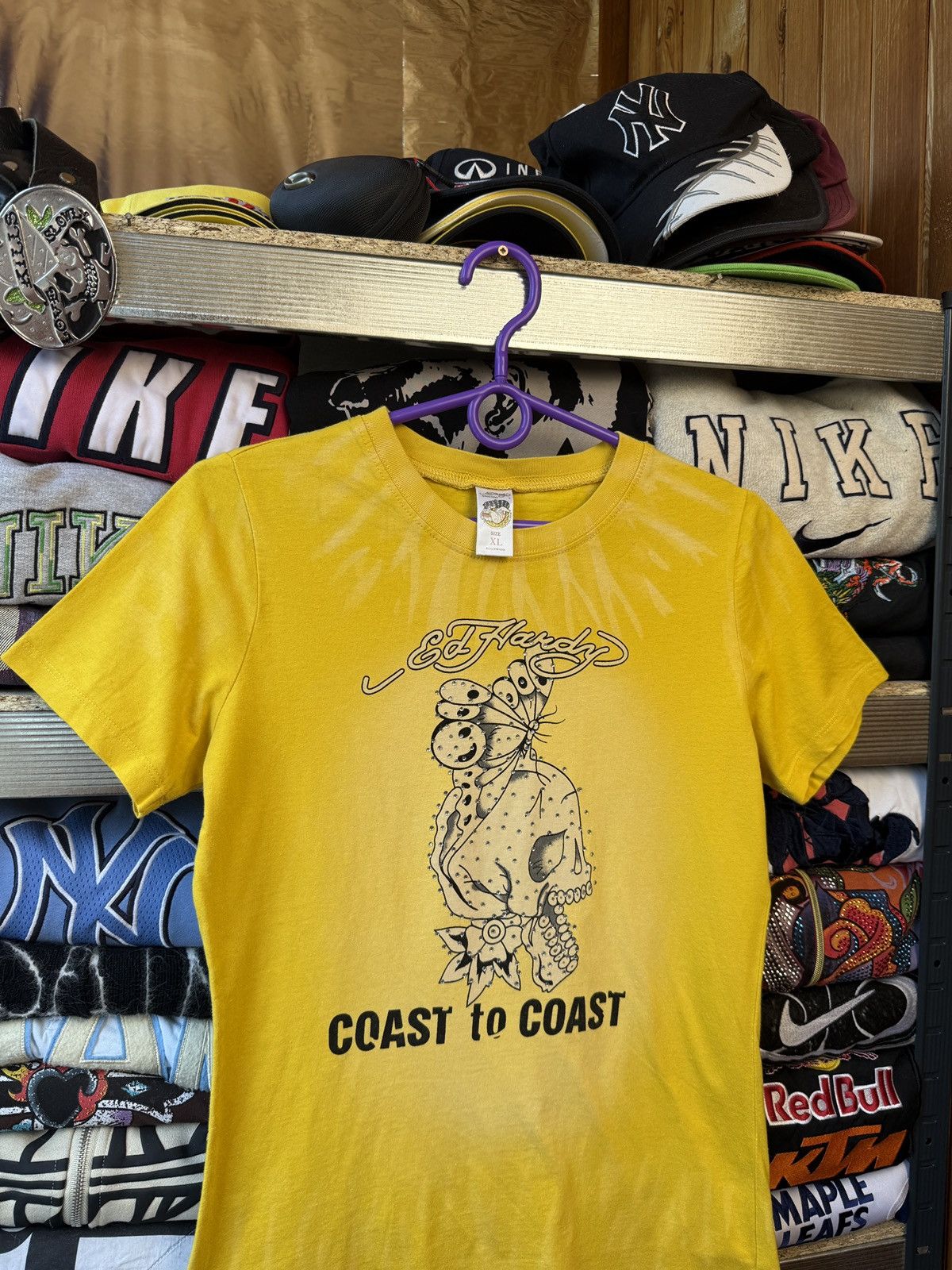 Christian Audigier Vintage Y2K Ed Hardy Tee Shirt Size XL / US 12-14 / IT 48-50 - 3 Thumbnail