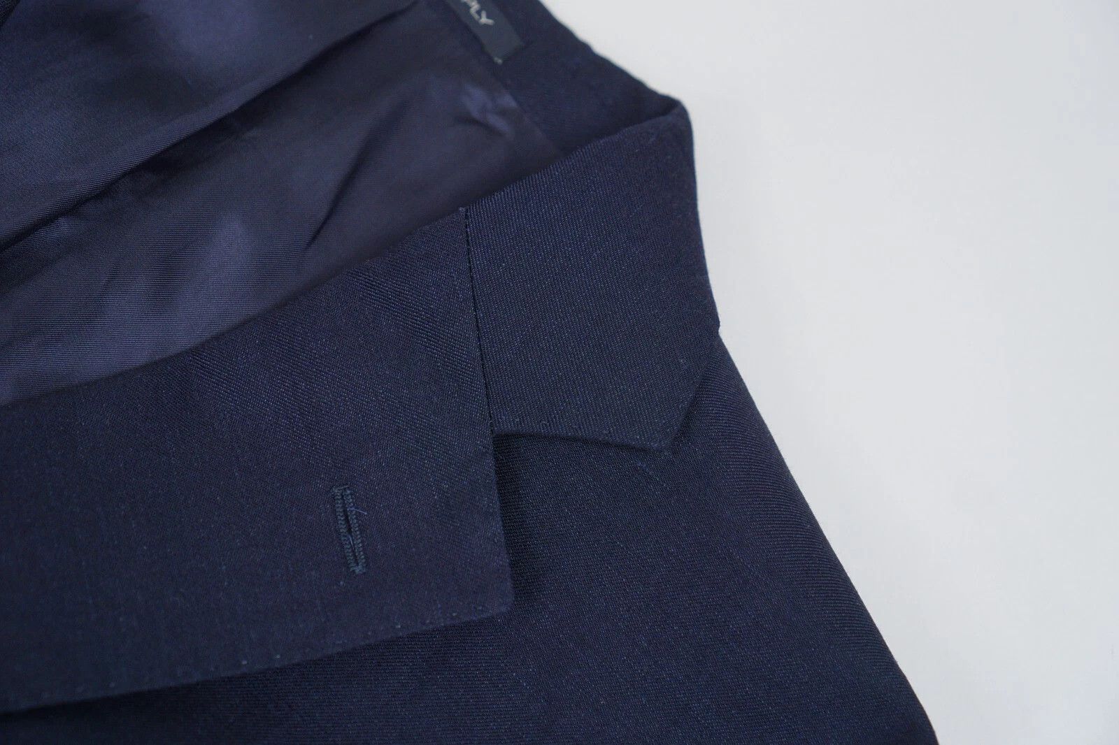 Suitsupply Men Suitsupply Blazer Havana Pleated Wool & Linen Navy US48 Size 48R - 4 Thumbnail