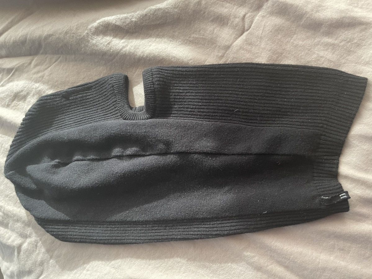 Boris Bidjan Saberi Boris black wool sky mask Size ONE SIZE - 3 Thumbnail