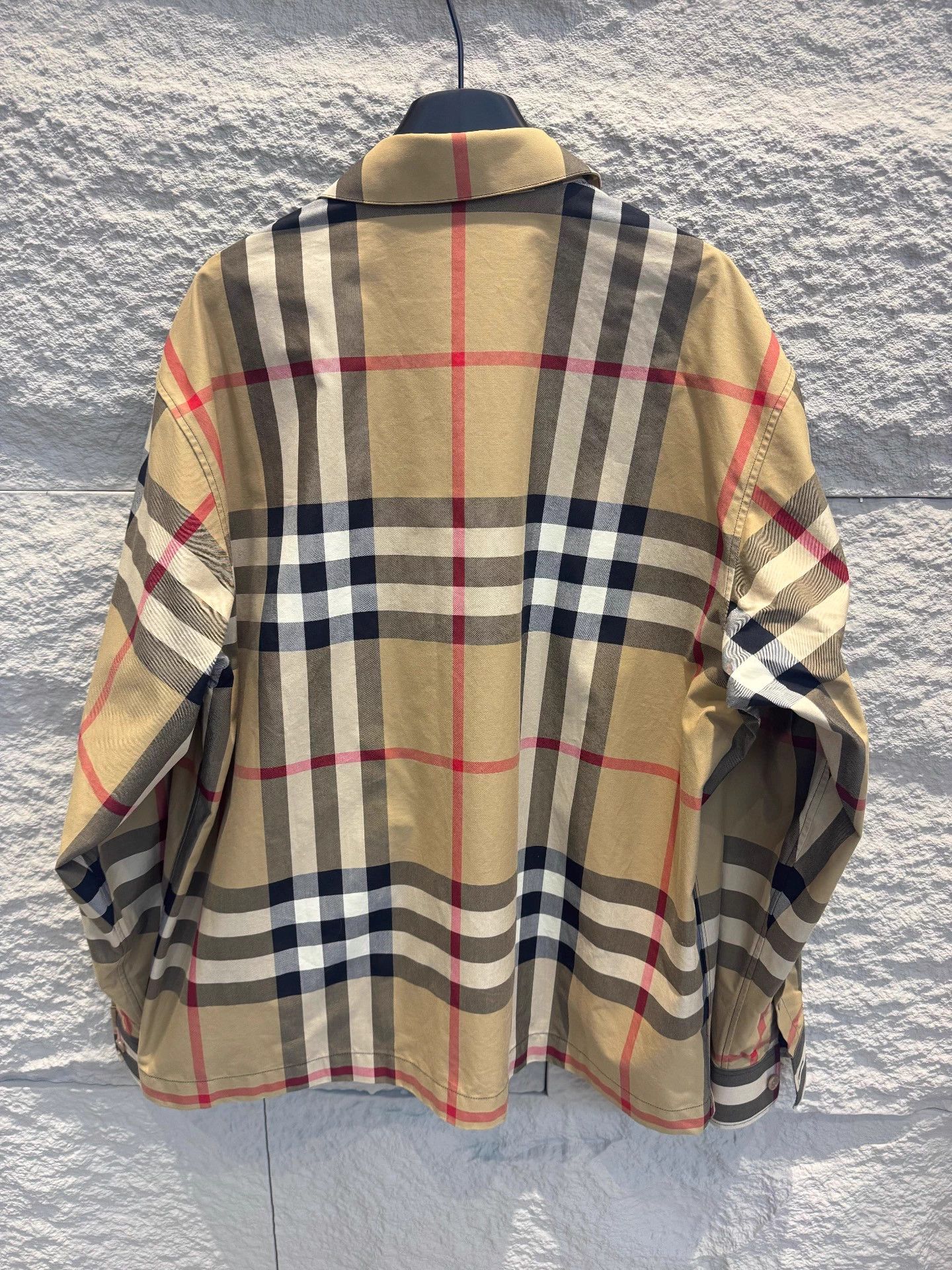 Burberry Burberry Classic Check Oversized Zip-Up Jacket Men's L Size US L / EU 52-54 / 3 - 5 Thumbnail