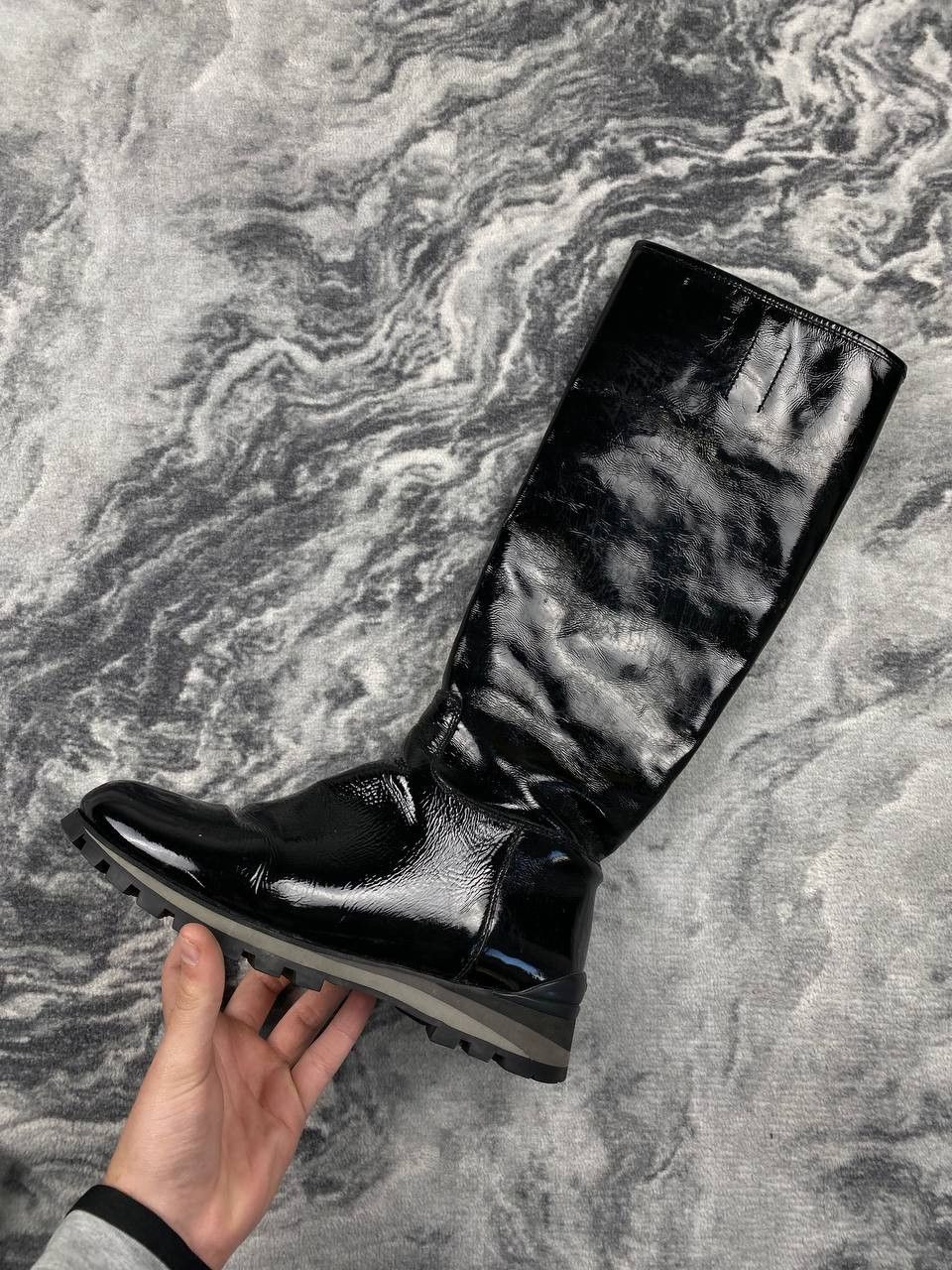 Prada Prada Patent Leather Platform Boots Women Size 37 Black Size US 7 / IT 37 - 11 Thumbnail