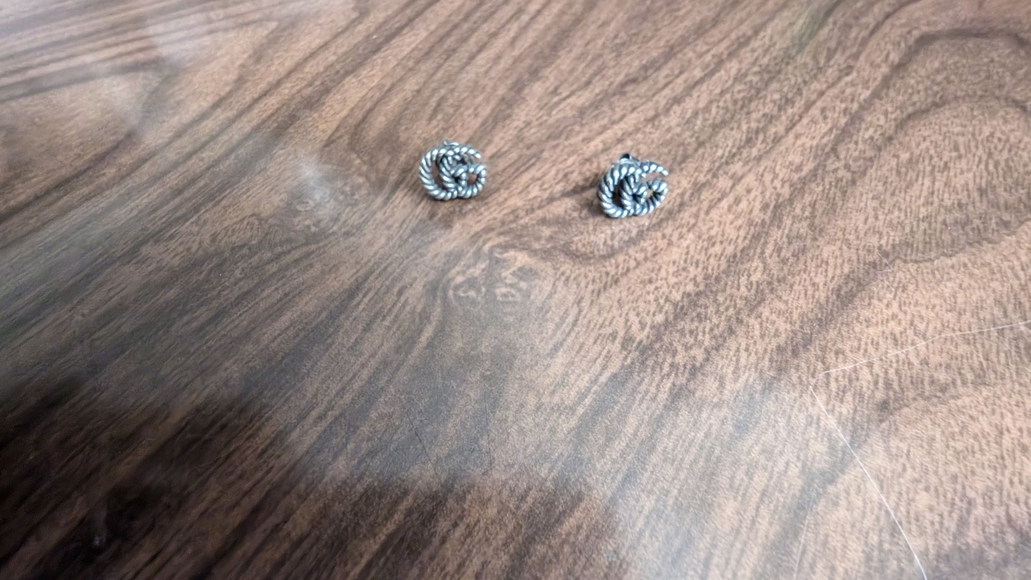 Gucci Gucci Double GG Marmont Rope Stud Earrings Size ONE SIZE - 4 Thumbnail