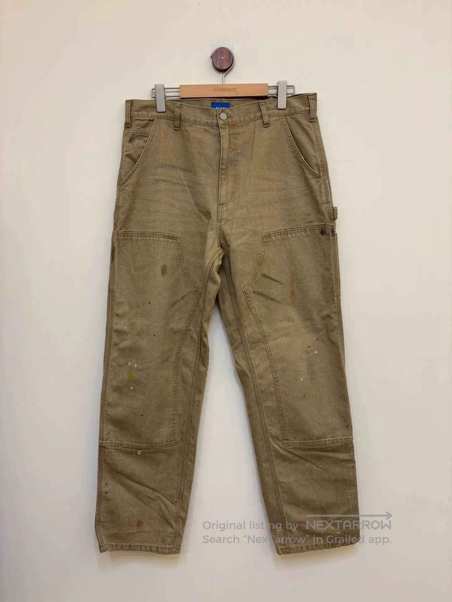 Beams Plus Beams Splatter Paint Carpenter Pants. Size US 34 / EU 50 - 1 Thumbnail