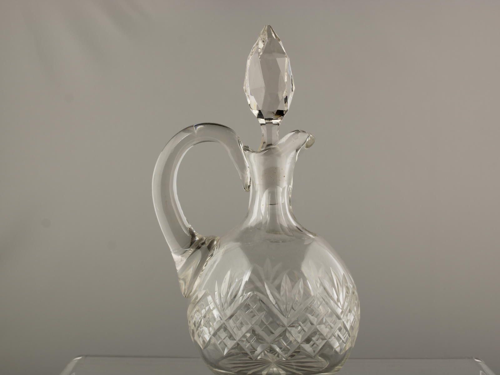 Unknown London Vintage Cut Crystal Glass Small Decanter Stopper 17.5 cm Size ONE SIZE - 2 Thumbnail