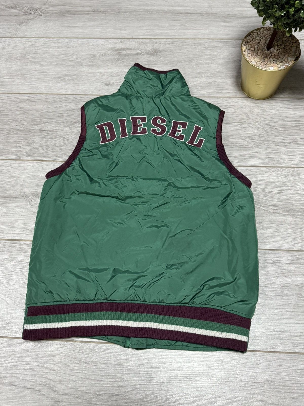 Diesel Diesel archive vintage nylon vest zip Size L / US 10 / IT 46 - 11 Thumbnail