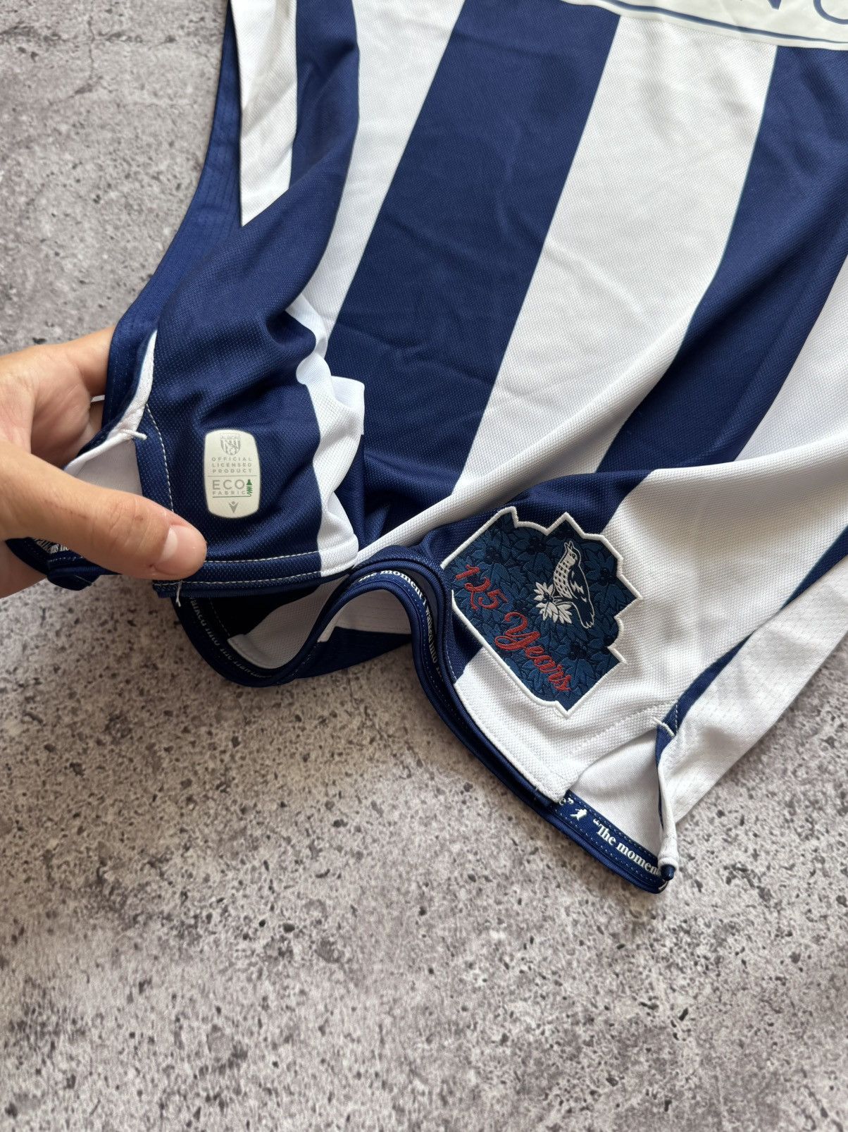 Macron 🔥MACRON WEST BROMWICH 2025-26 HOME SOCCER JERSEY SHIRT Size US M / EU 48-50 / 2 - 6 Thumbnail
