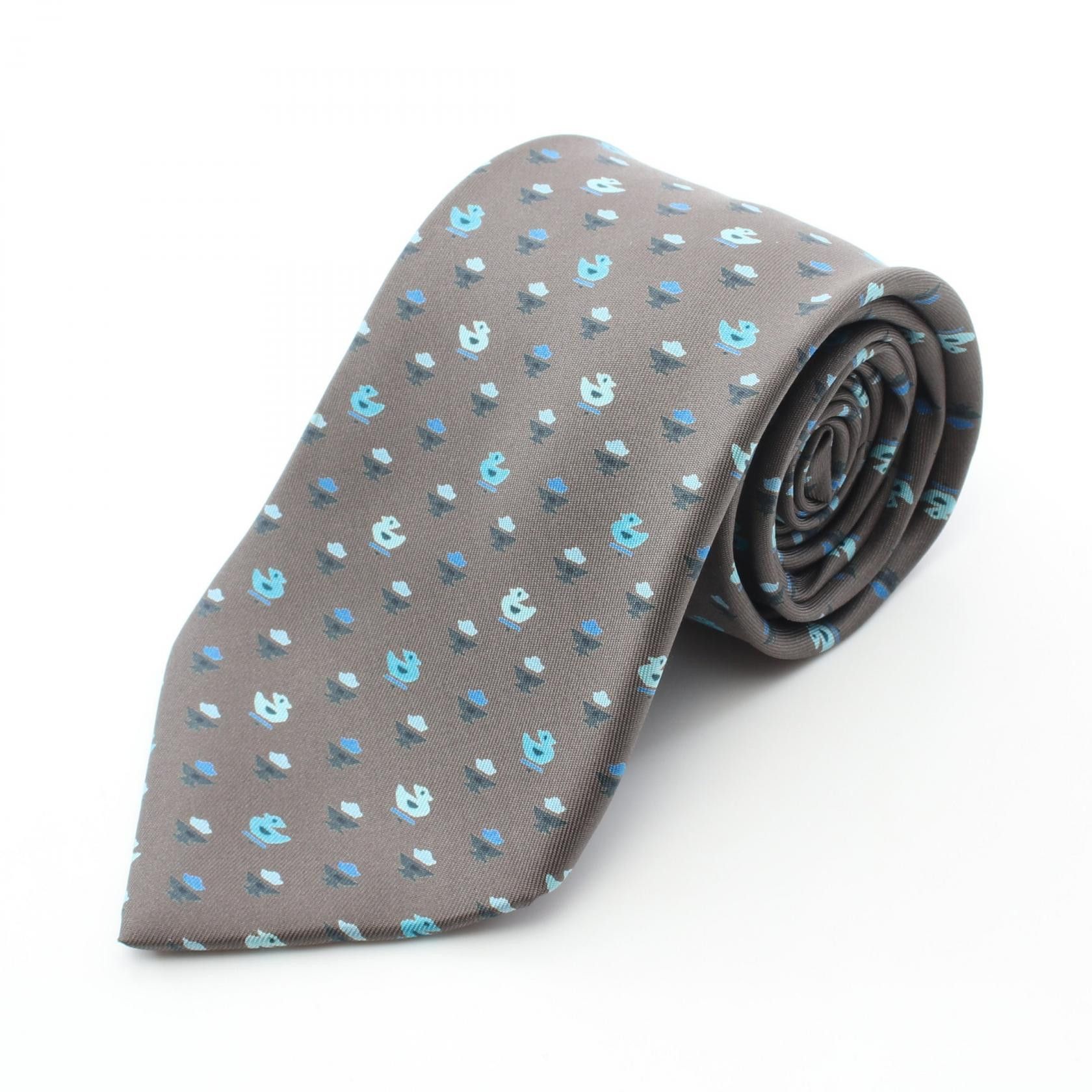 Hermes Hermes Hermes Silk Tie Textile Necktie DUTY FREE for USA Size ONE SIZE - 1 Thumbnail