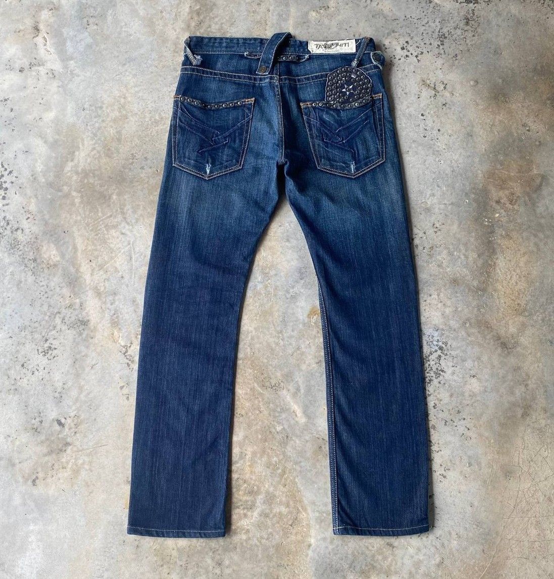 Jimmy Taverniti Archival Y2K Jimmy Taverniti So Jeans Studded Denim Size US 31 - 13 Thumbnail