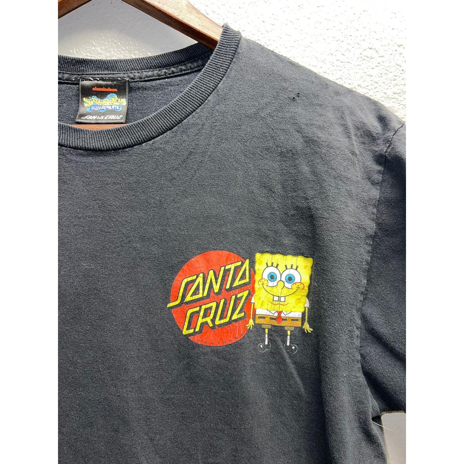 Santa Cruz Skateboards Santa Cruz Spongebob Shirt Skate TV Show Collab Black Tee M Size US M / EU 48-50 / 2 - 3 Thumbnail