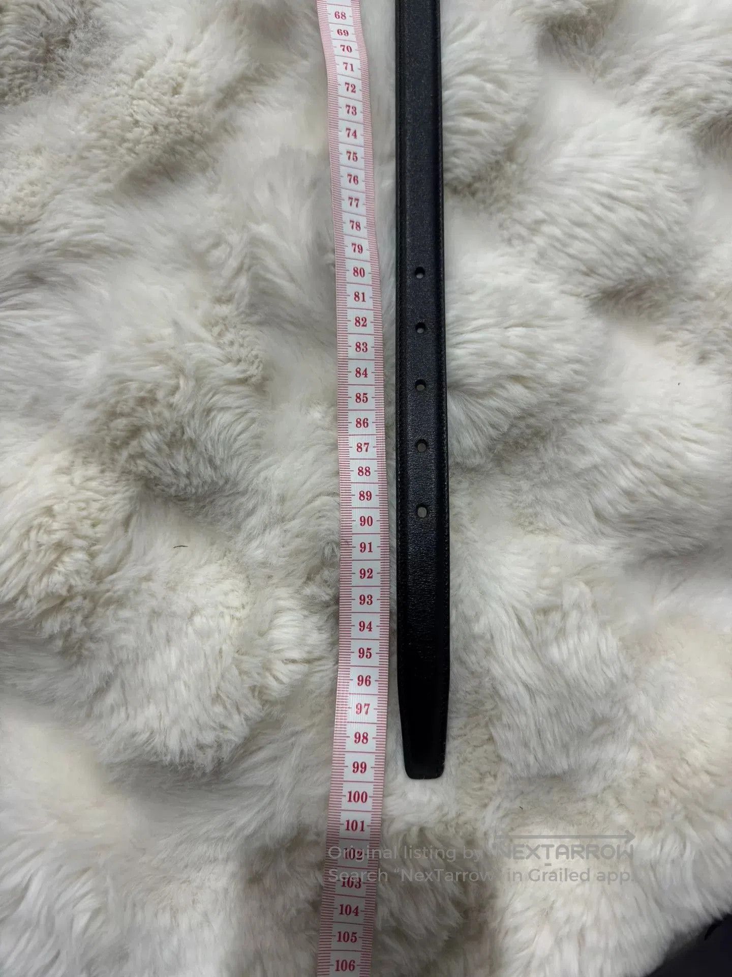 Yves Saint Laurent Saint Laurent Black Silver Logo Belt 85. Size ONE SIZE - 8 Thumbnail