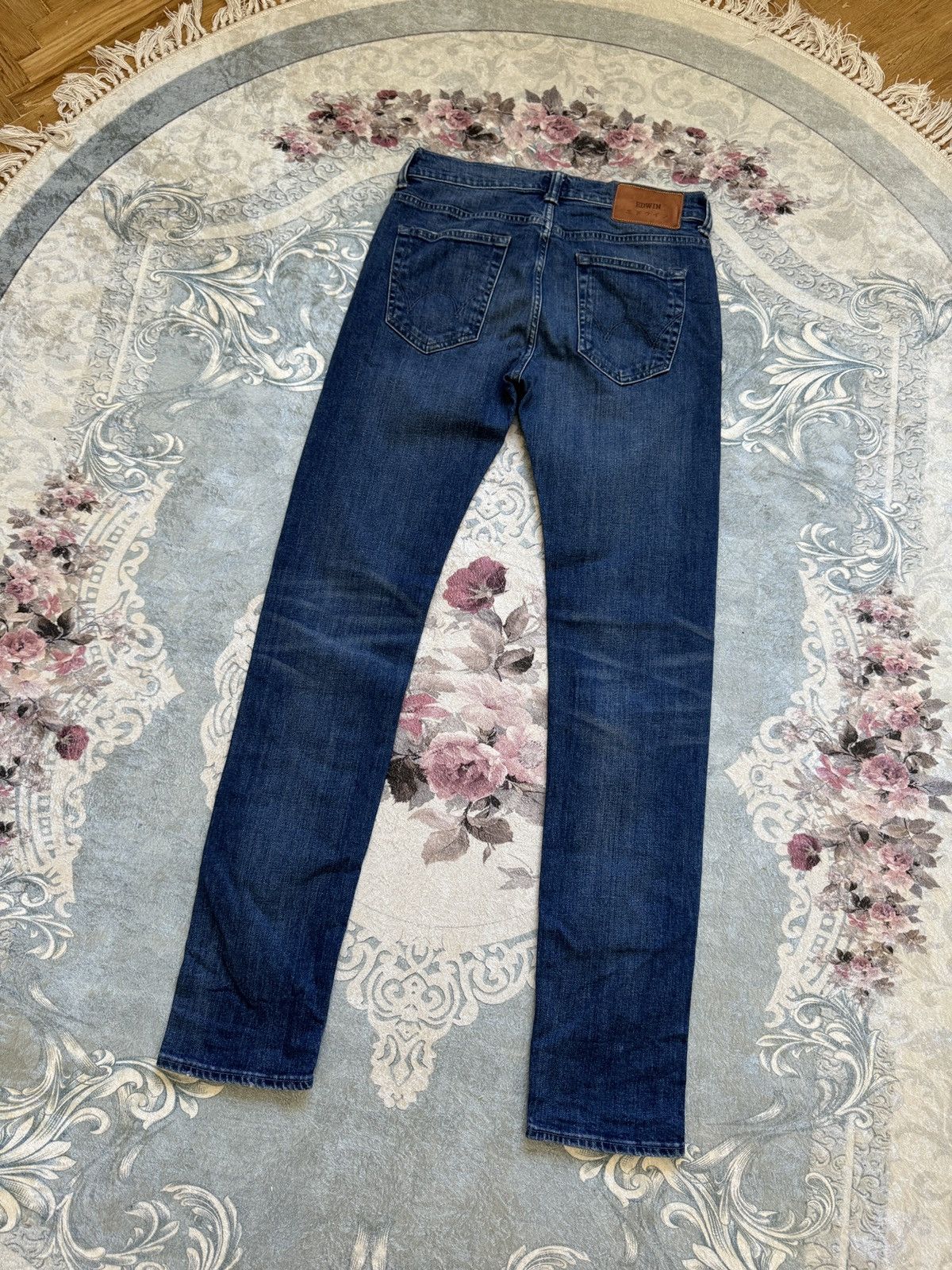 Edwin Edwin blue ED-80 Slim tapered denim jeans pants Size US 29 - 1 Thumbnail