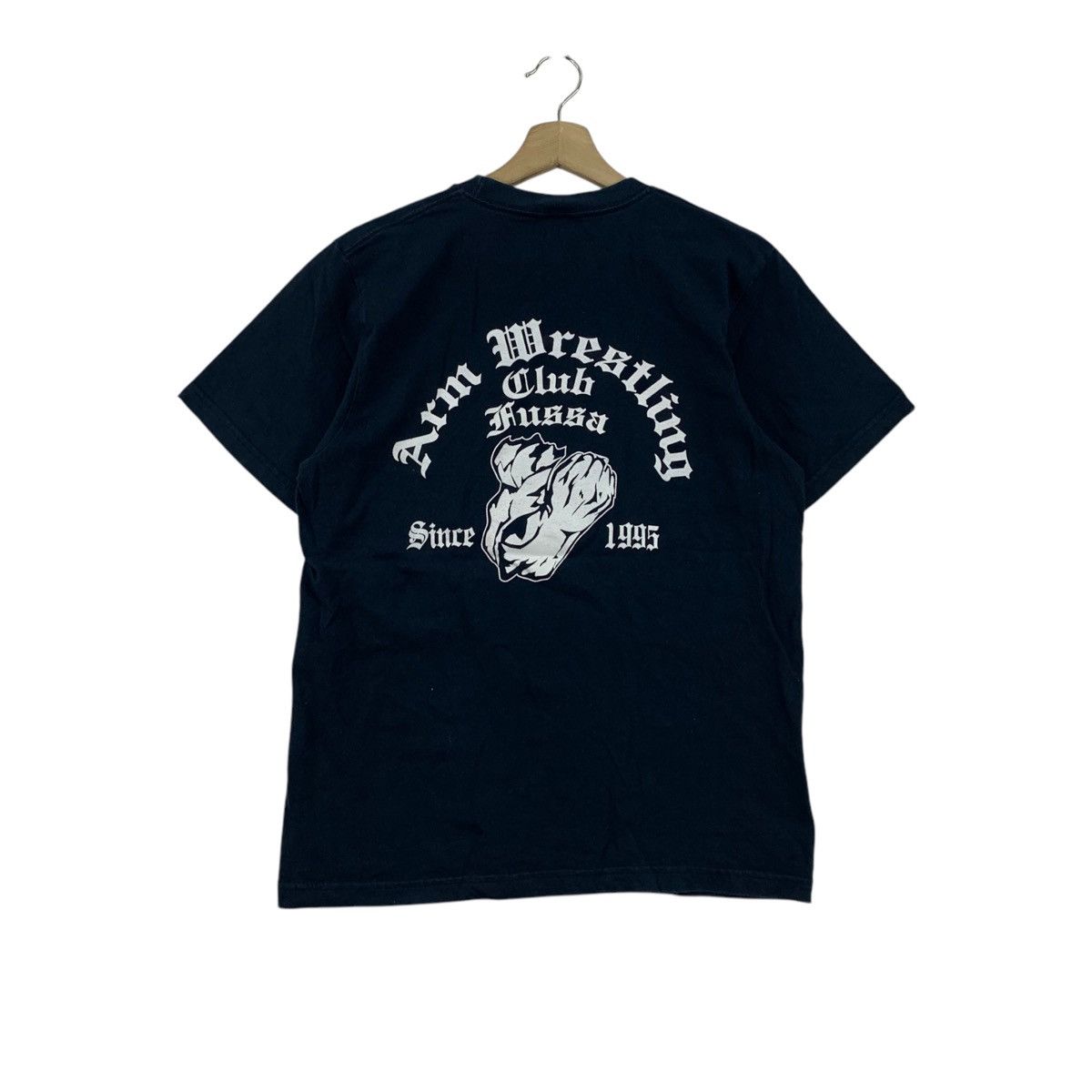 Other ARM WRESTLING Club Since 1995 Print Navy Short Sleeve Shirt Size US M / EU 48-50 / 2 - 1 Thumbnail