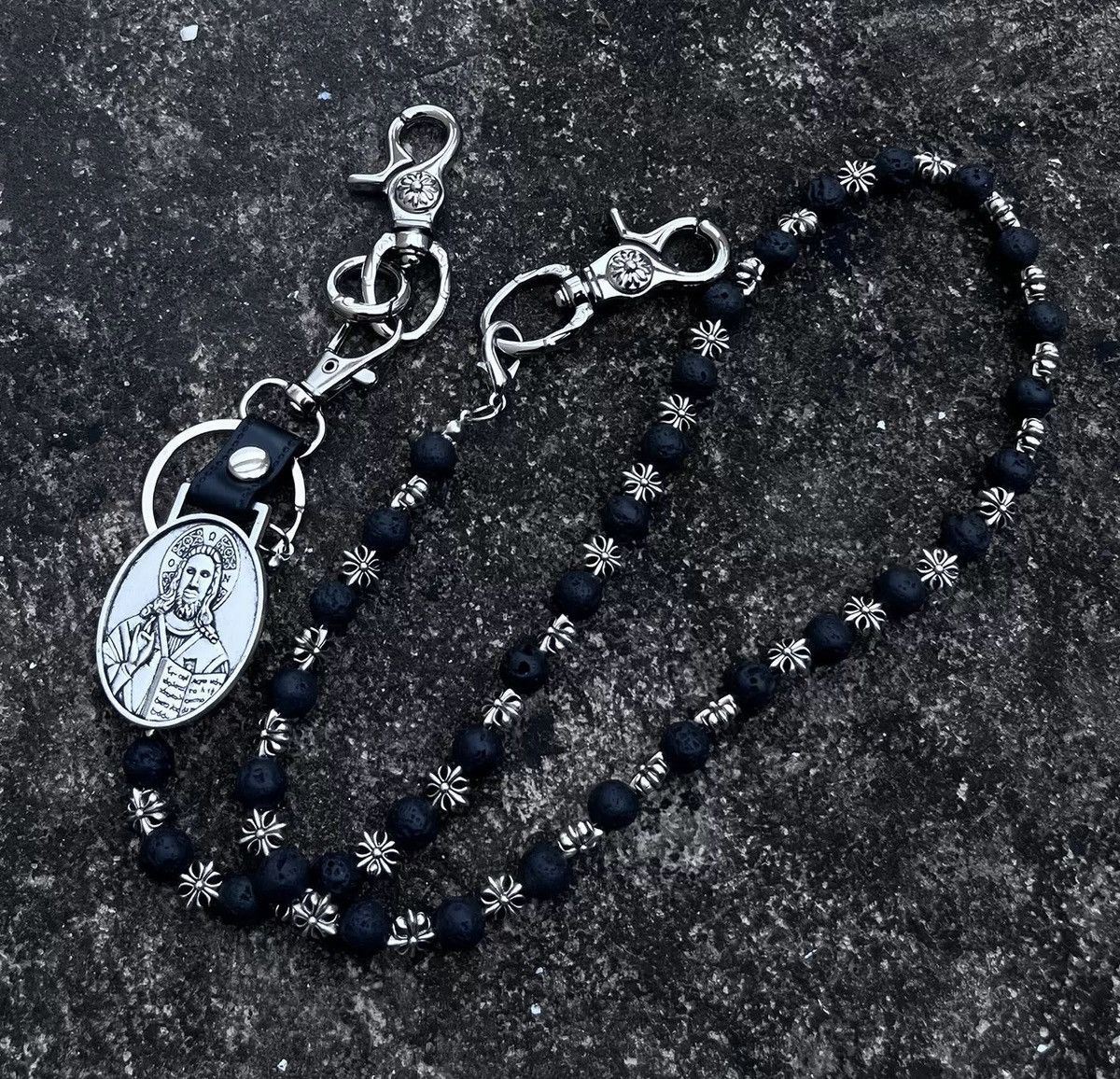 Japanese Brand Avant garde punk cross beads pocket wallet chain Size ONE SIZE - 5 Thumbnail
