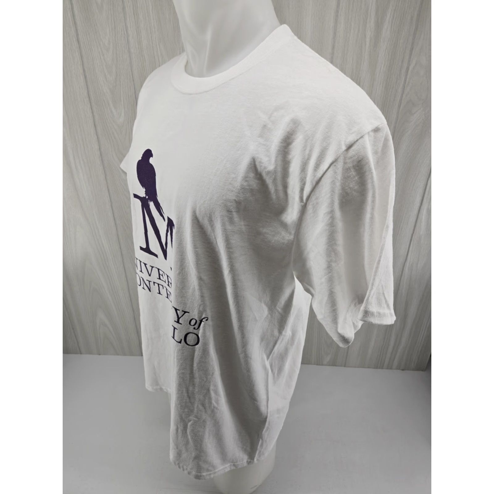 Port & Company University Montevallo Mens Large White T-Shirt Graphic Short Sleeve Size US L / EU 52-54 / 3 - 5 Thumbnail