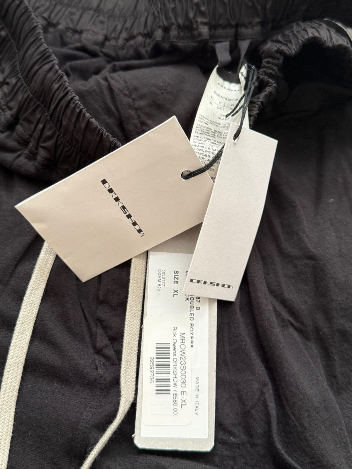 Rick Owens × Rick Owens Drkshdw Phleg Doubled Layer Boxer Shorts Size US 36 / EU 52 - 8 Thumbnail