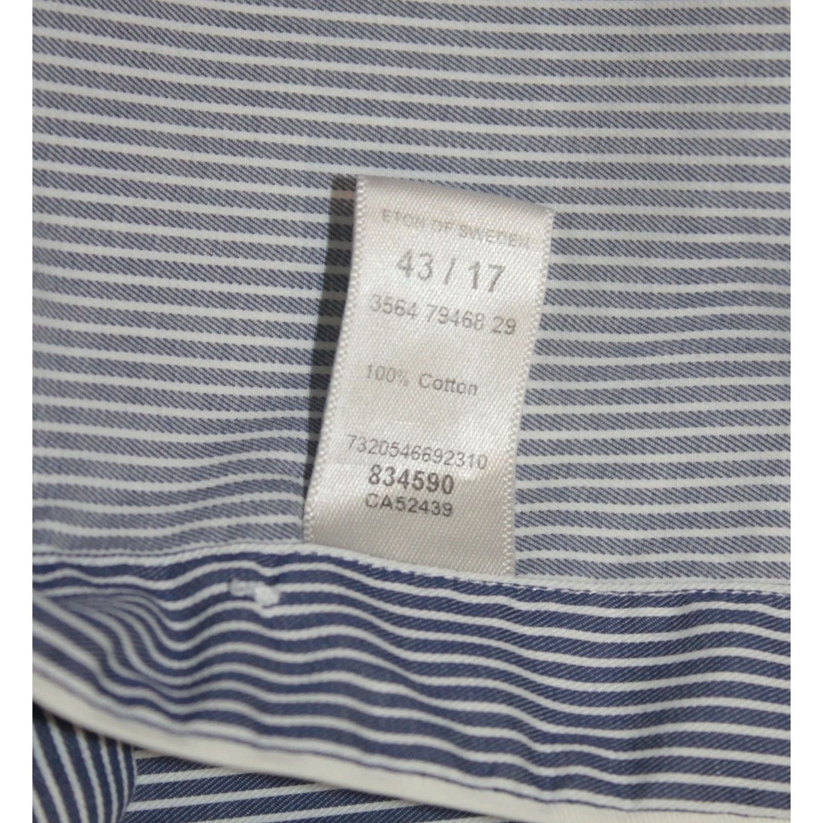 Eton Eton Shirt Mens 43 17 Grey Regular Size 43 17 Grey Shirt Mens Eton 43 17 Grey Regular Mens Shirt Size US XL / EU 56 / 4 - 6 Thumbnail