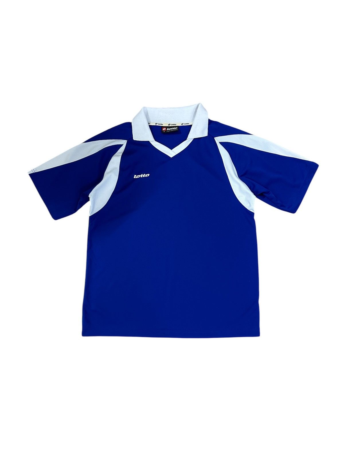 Lotto Sport × Vintage Vintage 90’s Lotto Football Jersey Size US L / EU 52-54 / 3 - 1 Thumbnail