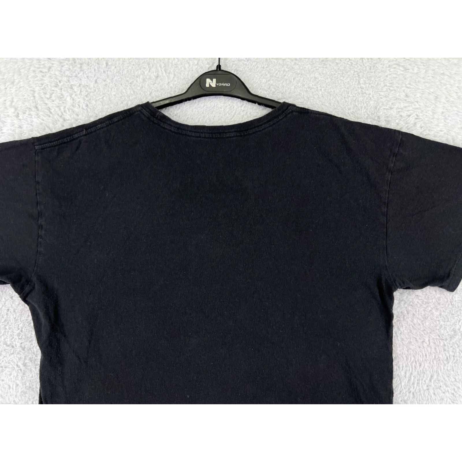 Vintage Rolling Stones Shirt Women's Medium Black Cropped Short Sleeve Crew Neck Rock Music 80s Womens Size M / US 6-8 / IT 42-44 - 7 Thumbnail