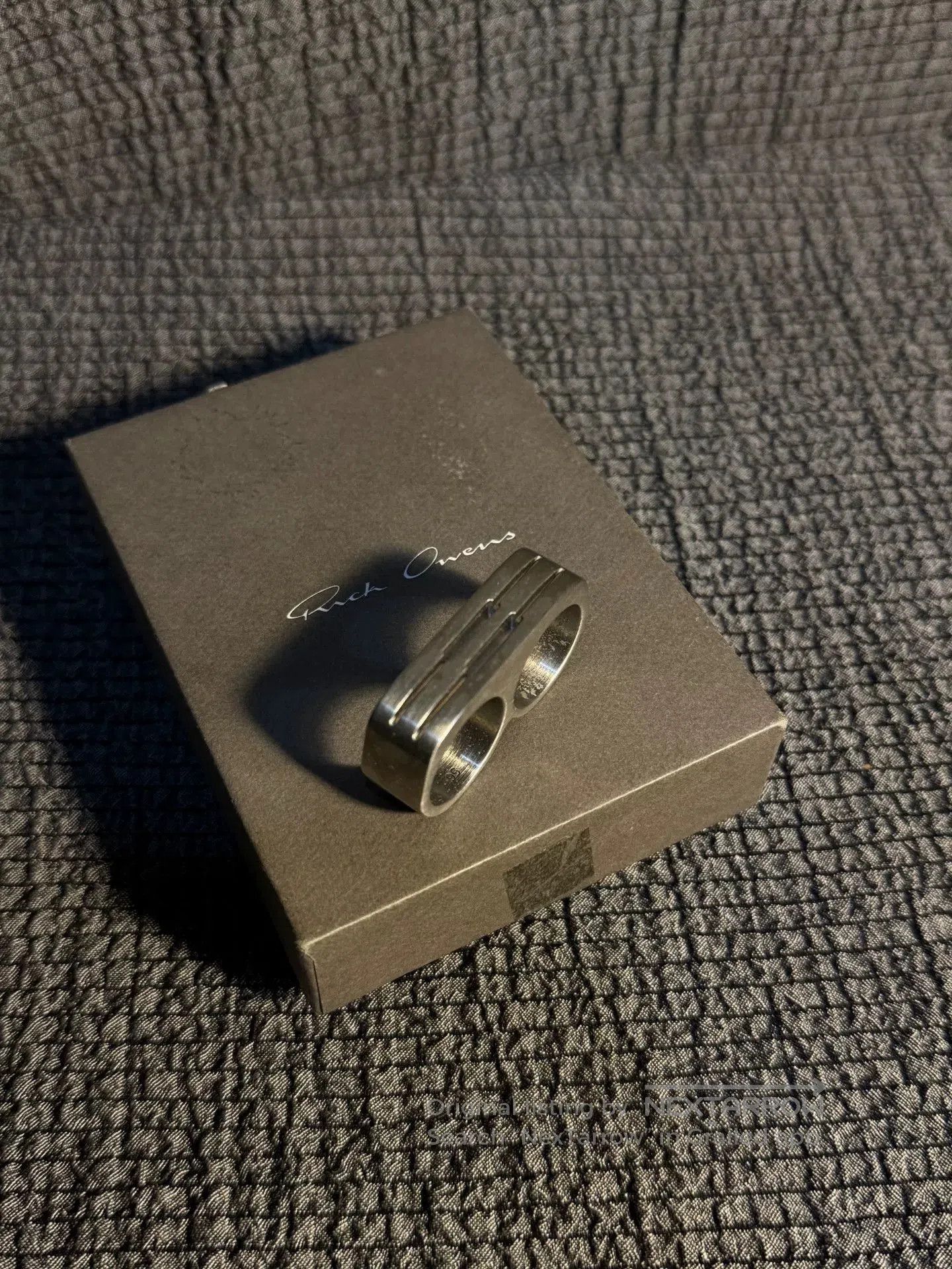 Rick Owens Rick Owens Double Grill Ring. Size ONE SIZE - 6 Thumbnail
