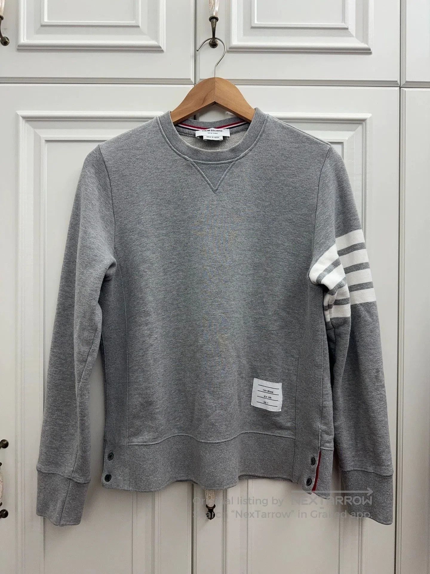 Thom Browne thom browne classic gray striped sweatshirt. Size US M / EU 48-50 / 2 - 1 Thumbnail