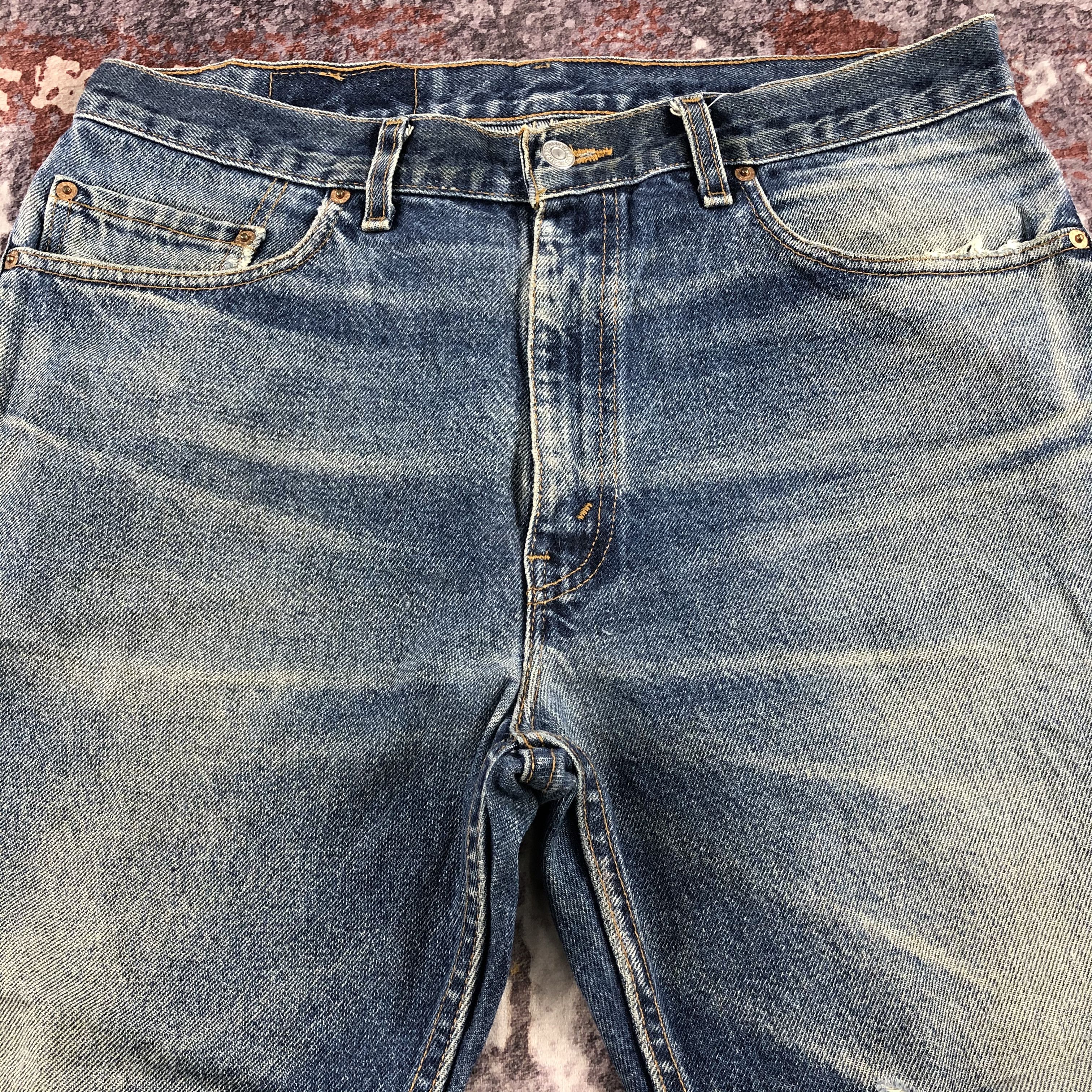 Levi's × Vintage 90s Vintage Levis 505 Jeans-JM2639 Size US 35 - 3 Thumbnail
