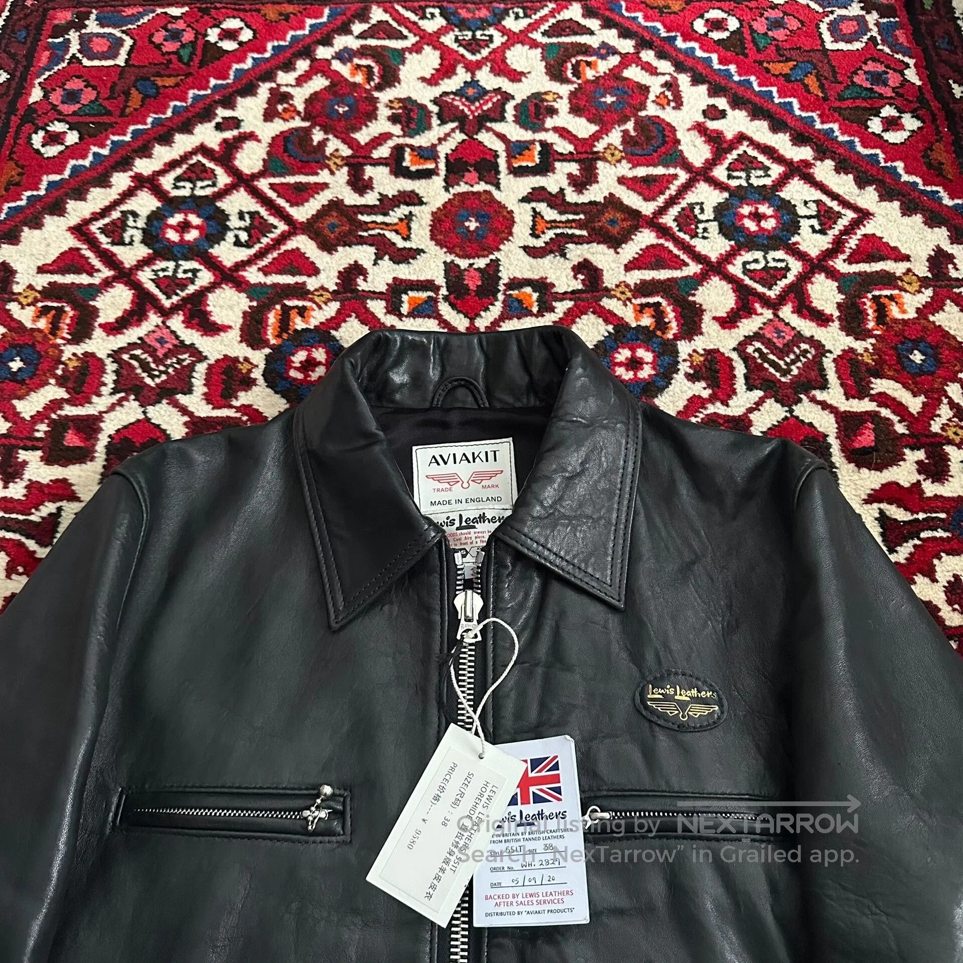 Lewis Leathers lewis leathers 551T black leather jacket. Size US M / EU 48-50 / 2 - 4 Thumbnail