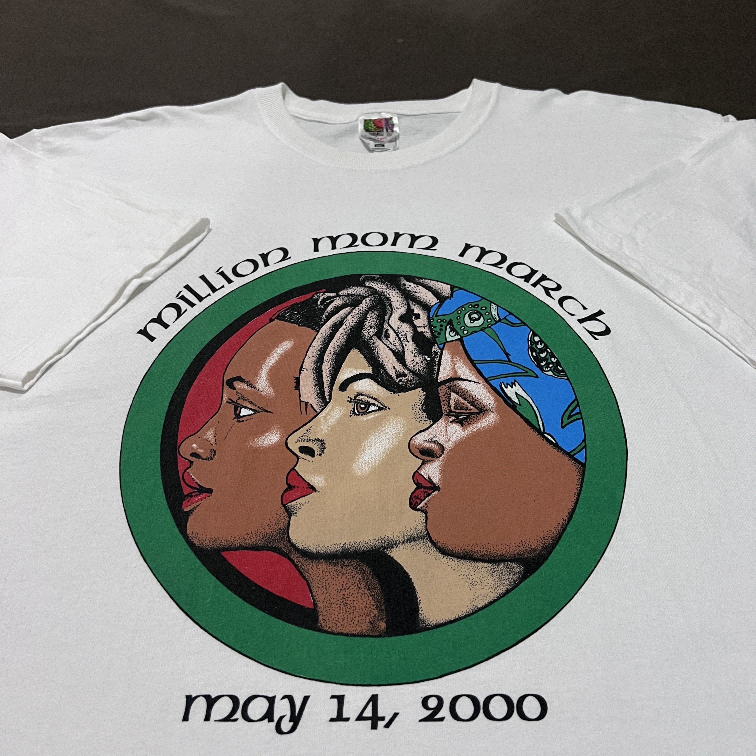 Rap Tees Vintage Million Mom March black woman Promo Tee 2XL Size US XXL / EU 58 / 5 - 1 Thumbnail