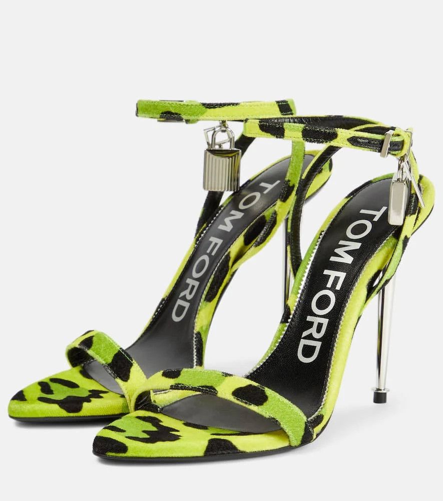 Tom Ford o1loc1c0924 W2748 Mid Heel Sandals in Multicolor Size US 9 / IT 39 - 3 Thumbnail