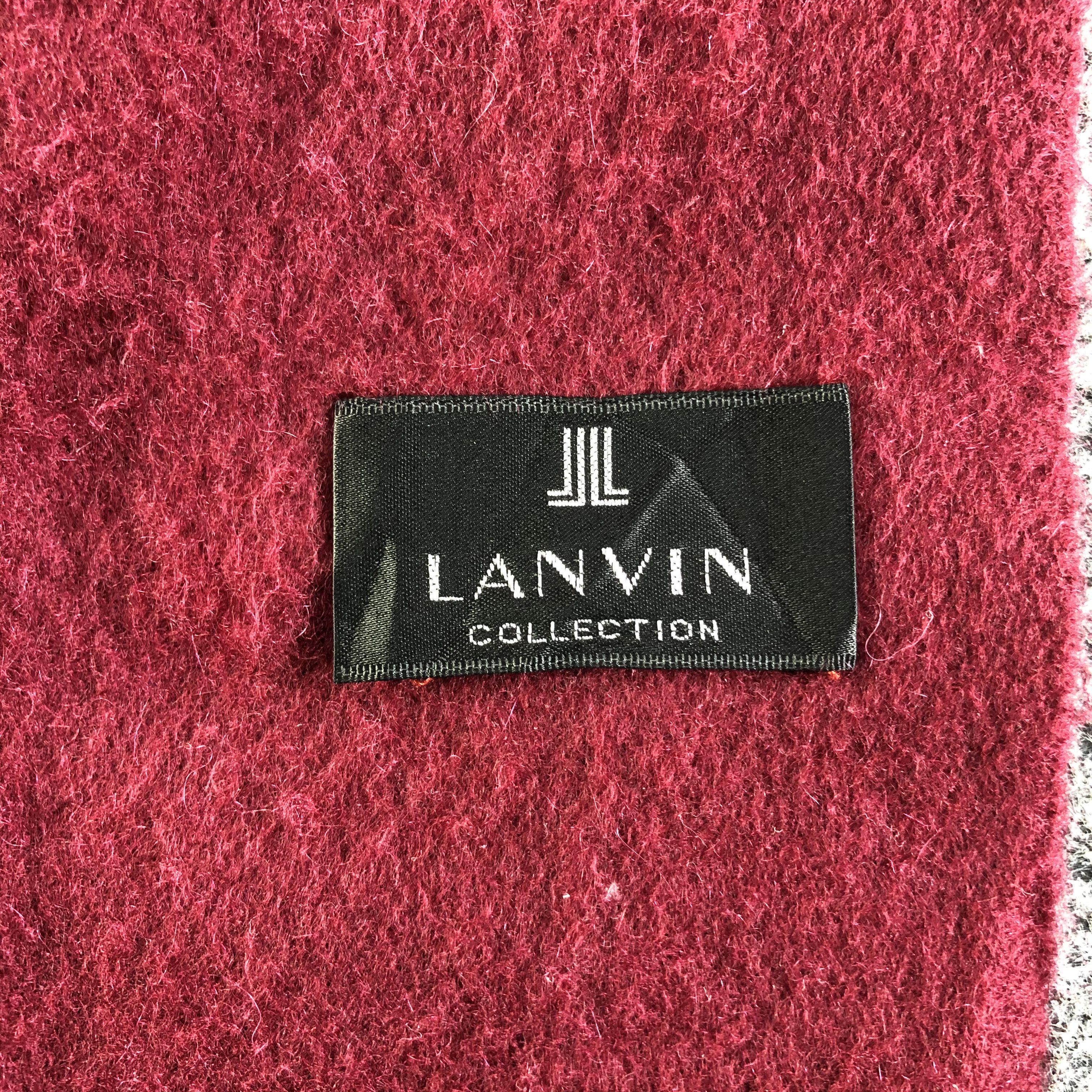 Lanvin Lanvin Cashmere Scarf / Muffler / Neckwear P646 Size ONE SIZE - 2 Thumbnail