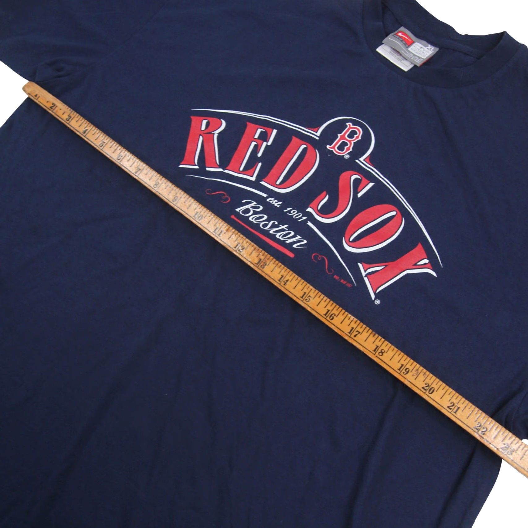 Nike VINTAGE Nike Boston Red Sox Mens XL T Shirt Blue Size US XL / EU 56 / 4 - 4 Thumbnail