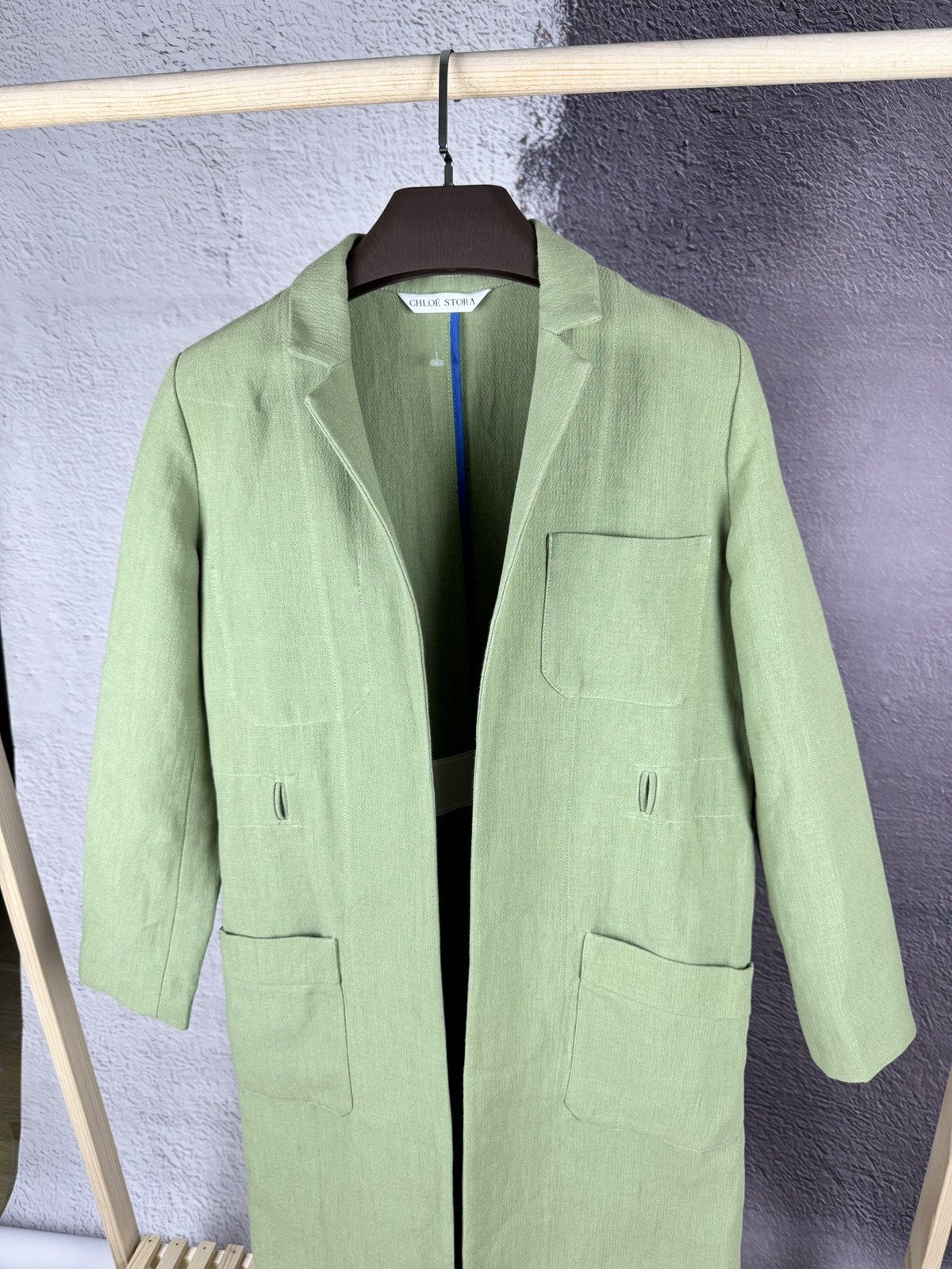 Chloe Chloe Stora designed in Paris green long coat size 38 Size S / US 4 / IT 40 - 7 Thumbnail