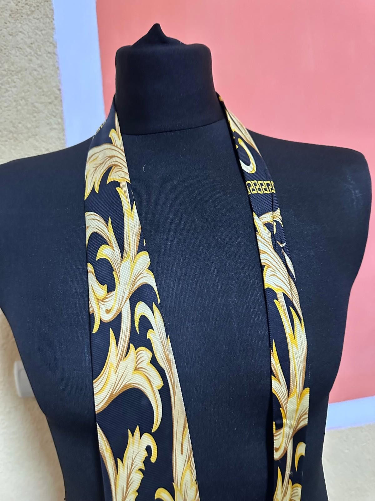 Versace Vintage Gianni Versace Tie Baracco Silk Size ONE SIZE - 3 Thumbnail
