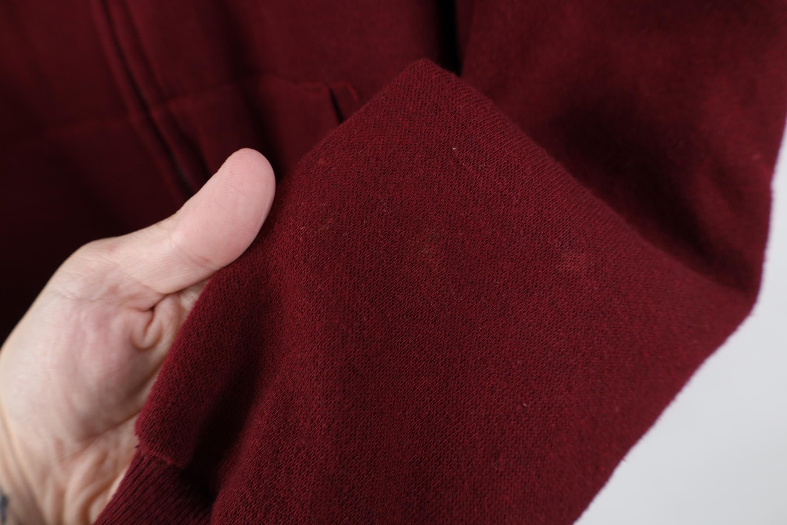 Vintage Vintage 70s Streetwear Full Zip Hoodie Sweatshirt Red USA Size US M / EU 48-50 / 2 - 7 Thumbnail