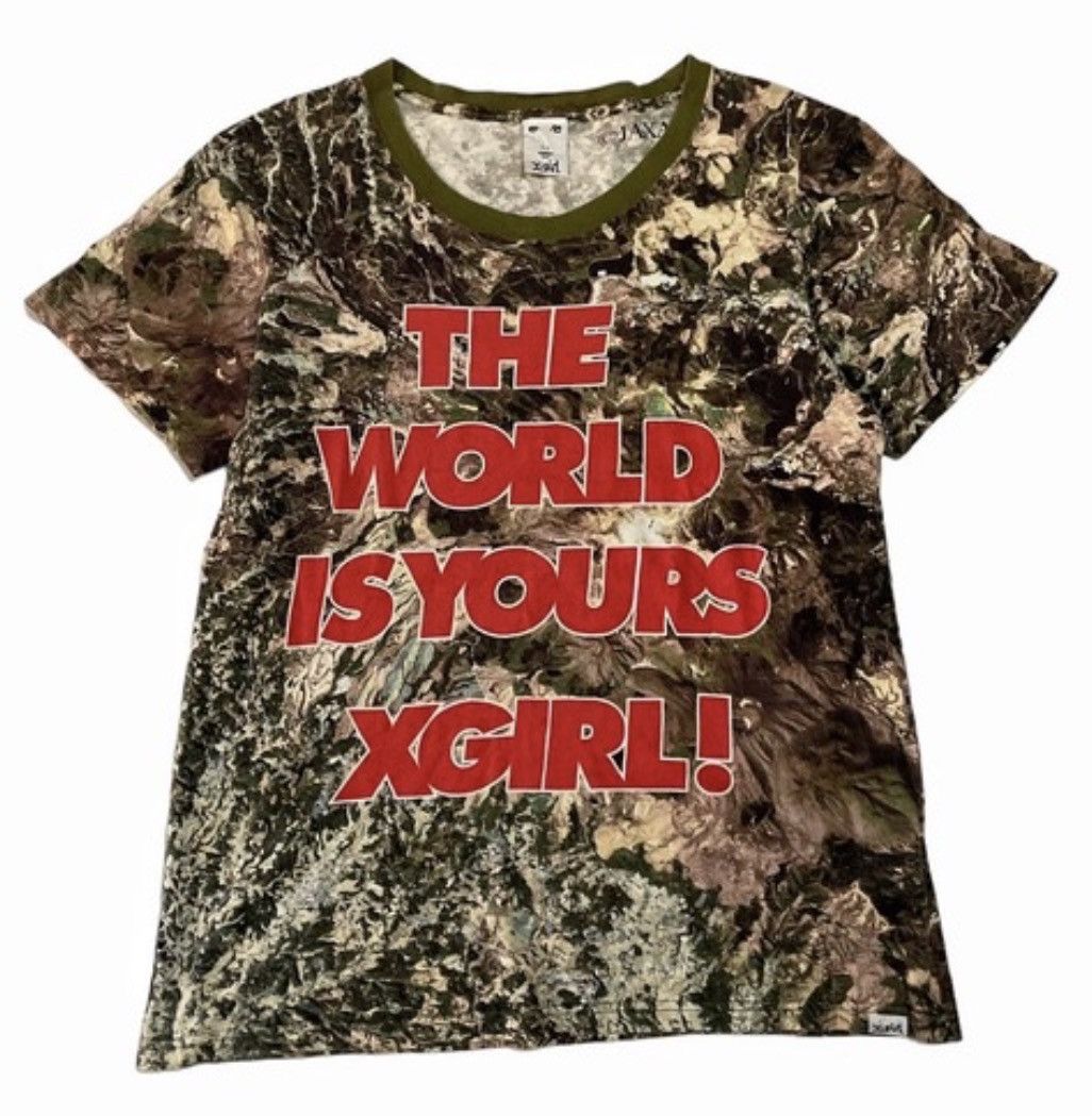 X-Girl X-Girl Camo Tee Size M / US 6-8 / IT 42-44 - 1 Thumbnail
