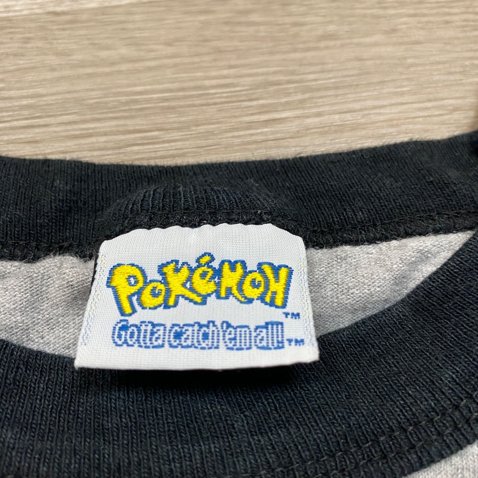 Pokemon × Vintage VTG 1999 Pokemon Gyarados 130 Raglan Baseball Shirt Medium Size US XXS / EU 40 - 6 Thumbnail