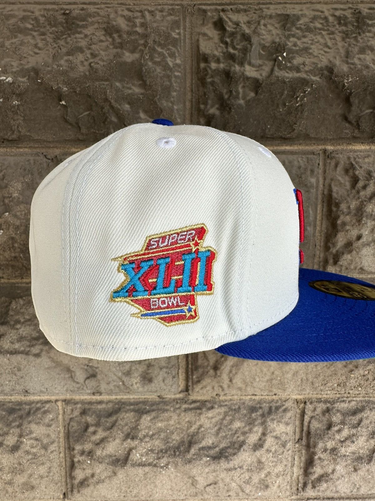 NFL × New Era 7 3/8 NEW YORK GIANTS NFL SUPER BOWL XLII NEW ERA FITTED CAP Size ONE SIZE - 2 Thumbnail
