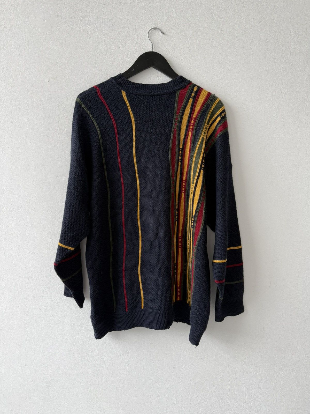 Lacoste Vintage Lacoste Made in France 3D Knit Coogi Style Sweater Size US XXL / EU 58 / 5 - 14 Thumbnail
