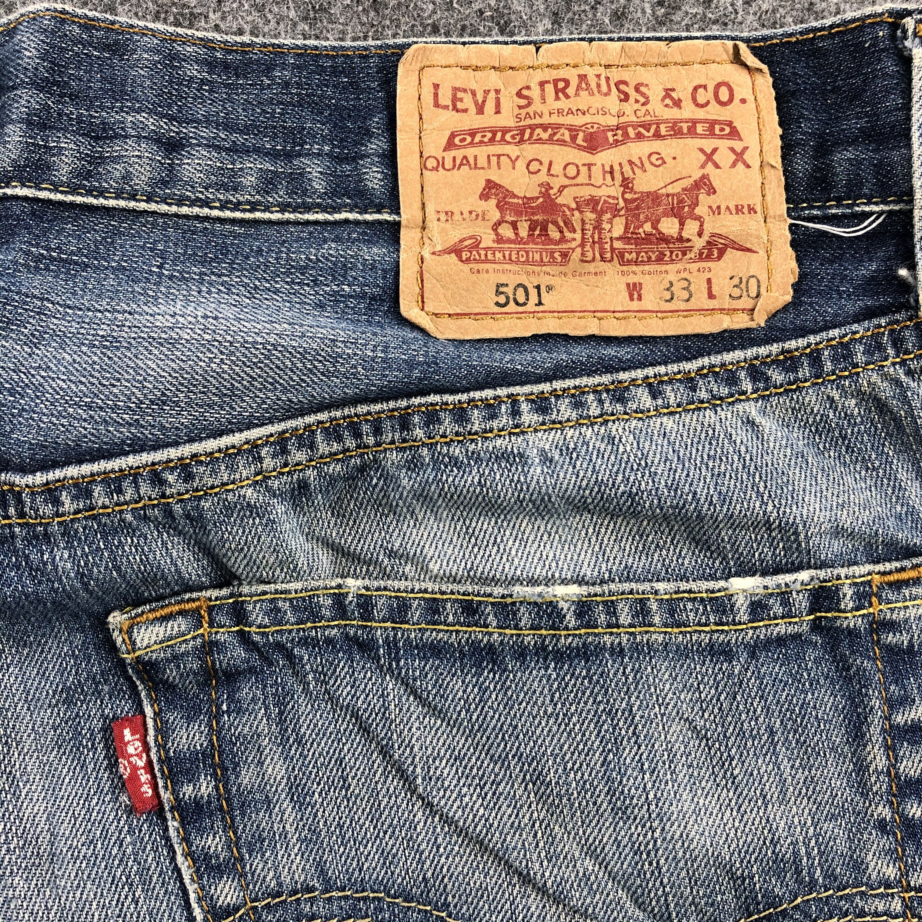 Levi's Vintage Levis 501 Denim Jeans-JM953 Size US 33 - 5 Thumbnail