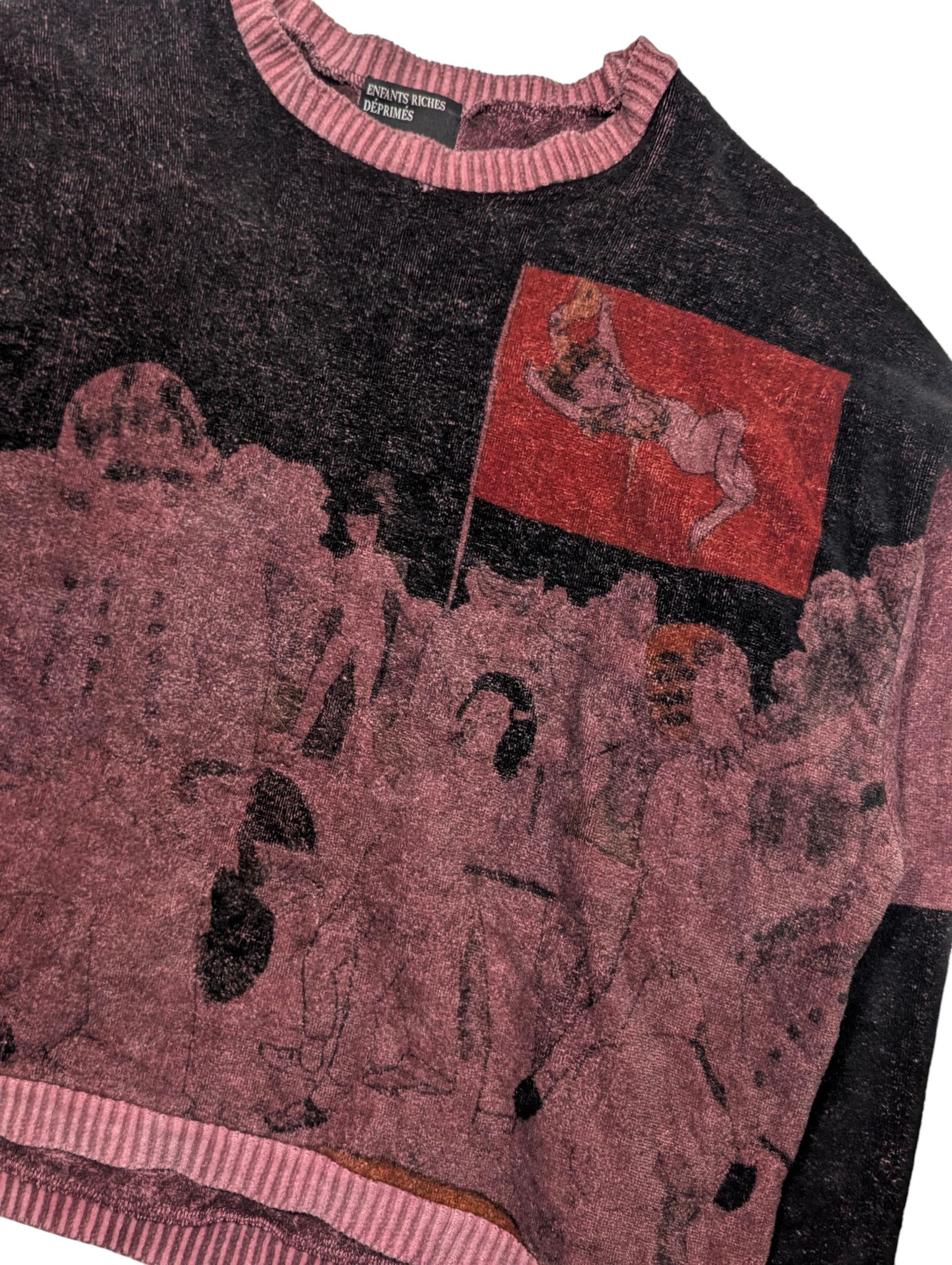 Enfants Riches Deprimes Runway SS19 Henry Darger Velour Sweater Size US M / EU 48-50 / 2 - 3 Thumbnail