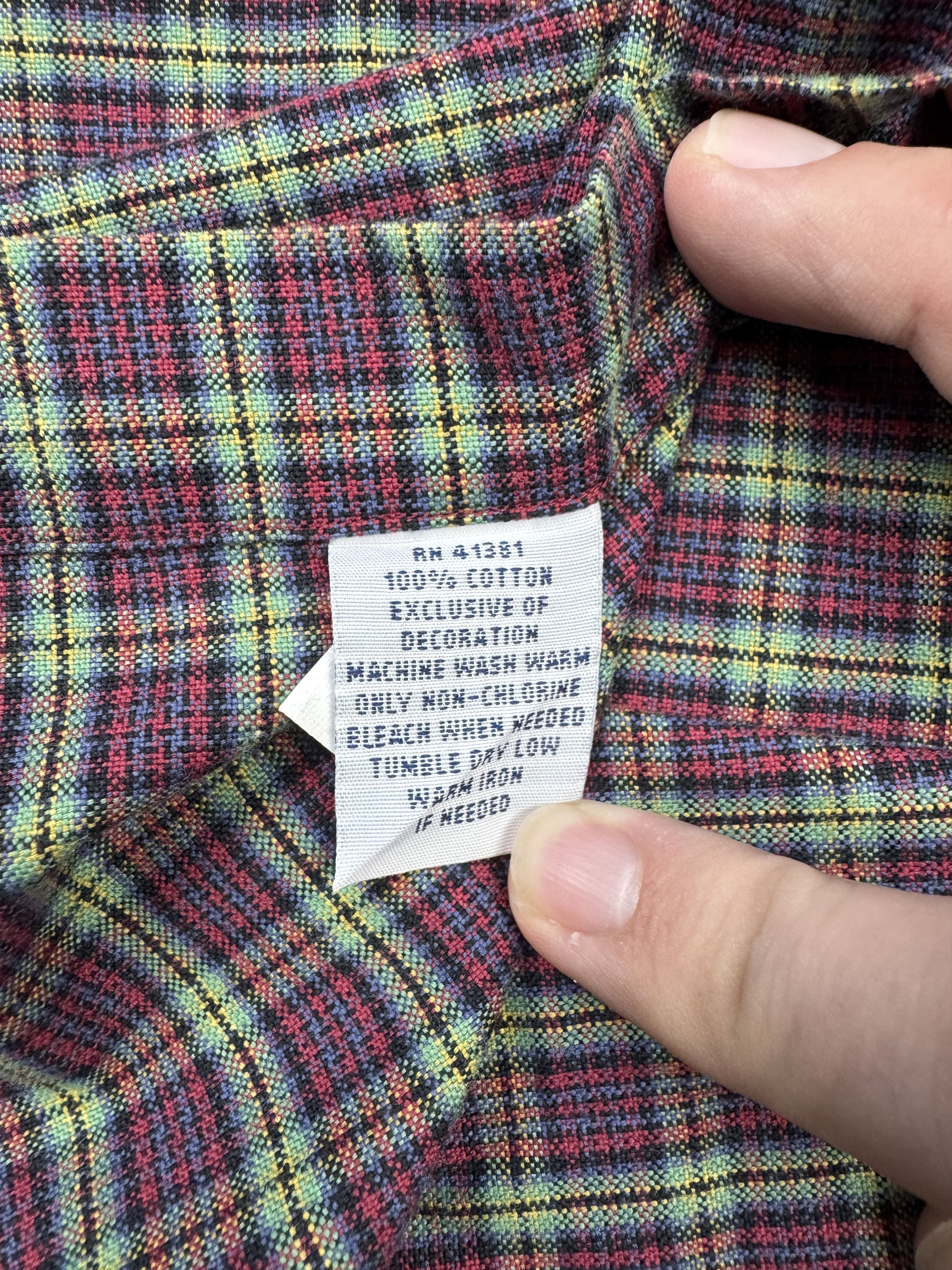 Ralph Lauren Ralph Lauren Classic Fit Plaid Red/Green Button Down Shirt Size US XL / EU 56 / 4 - 5 Thumbnail