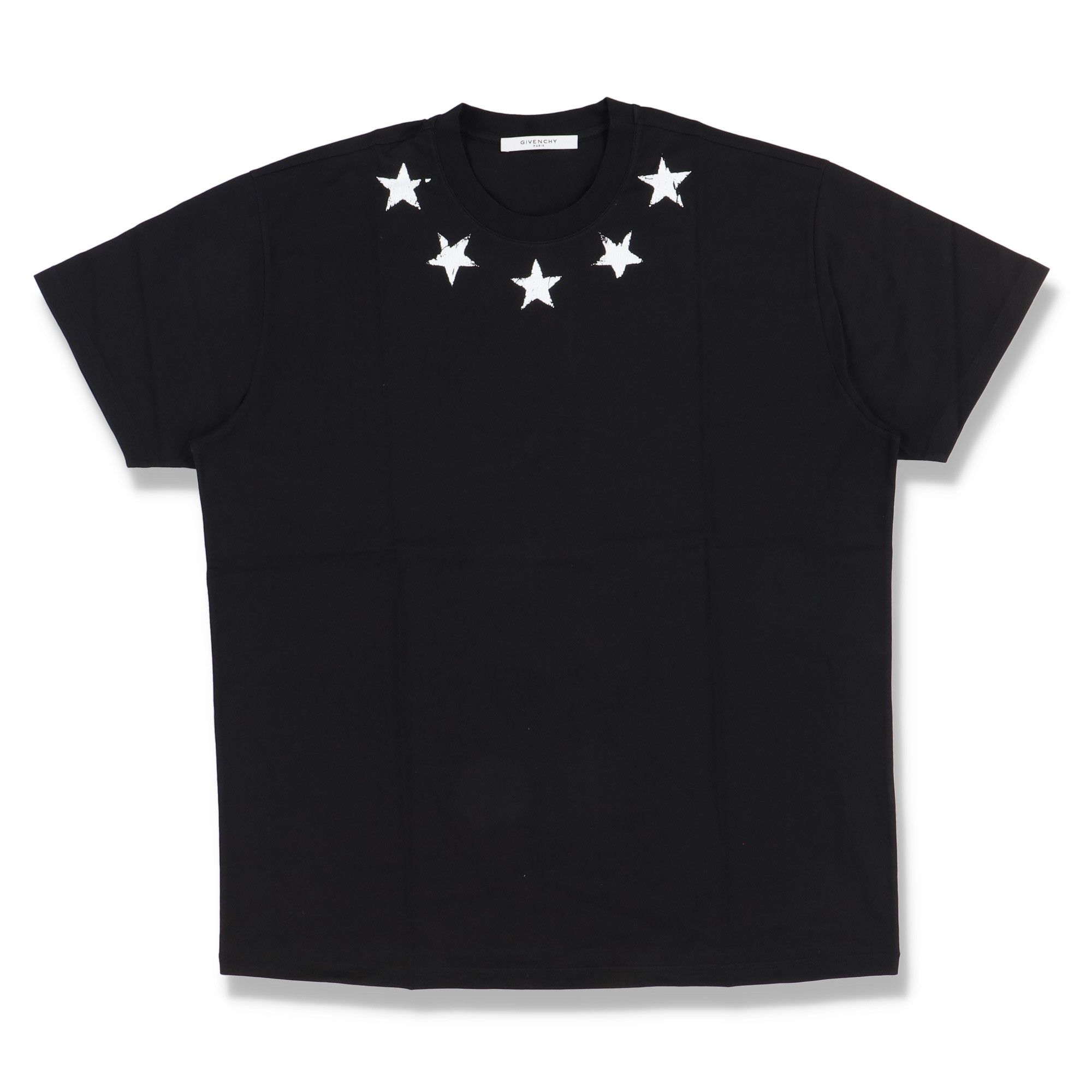 Givenchy Black and White Cracked Stars Oversized T-Shirt Size US S / EU 44-46 / 1 - 1 Thumbnail