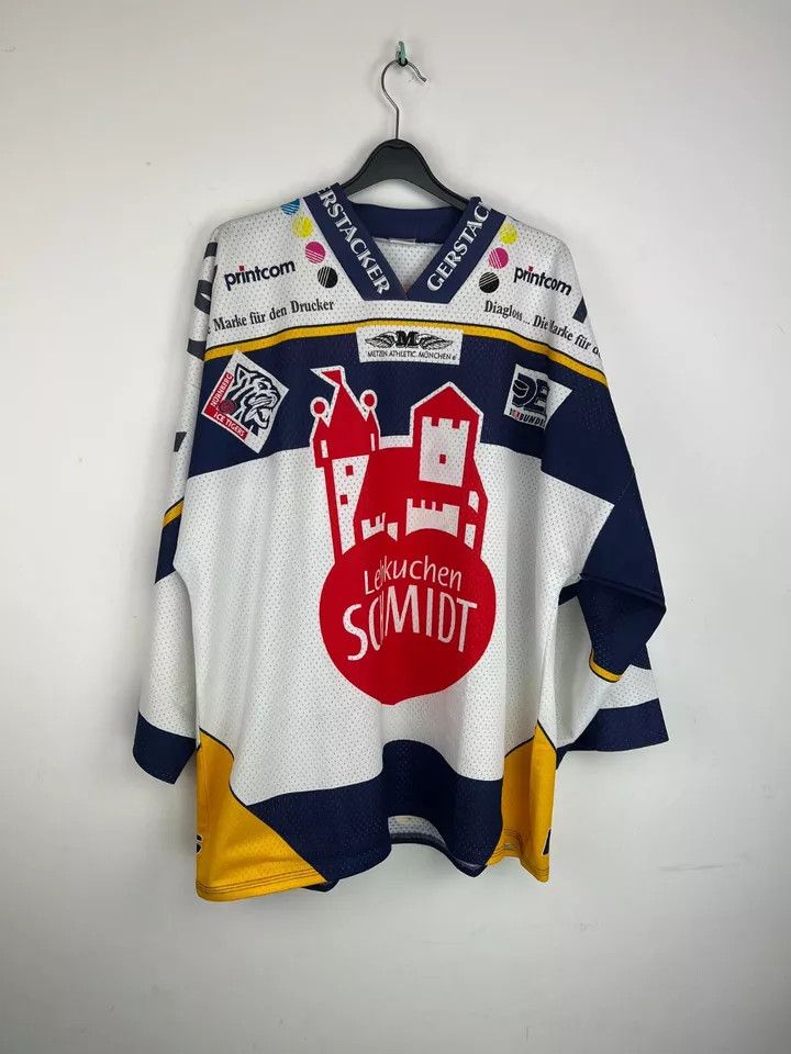 Vintage Vintage Ice Tigers Nuremberg play off 1999 #44 Grant Size US XXL / EU 58 / 5 - 12 Thumbnail
